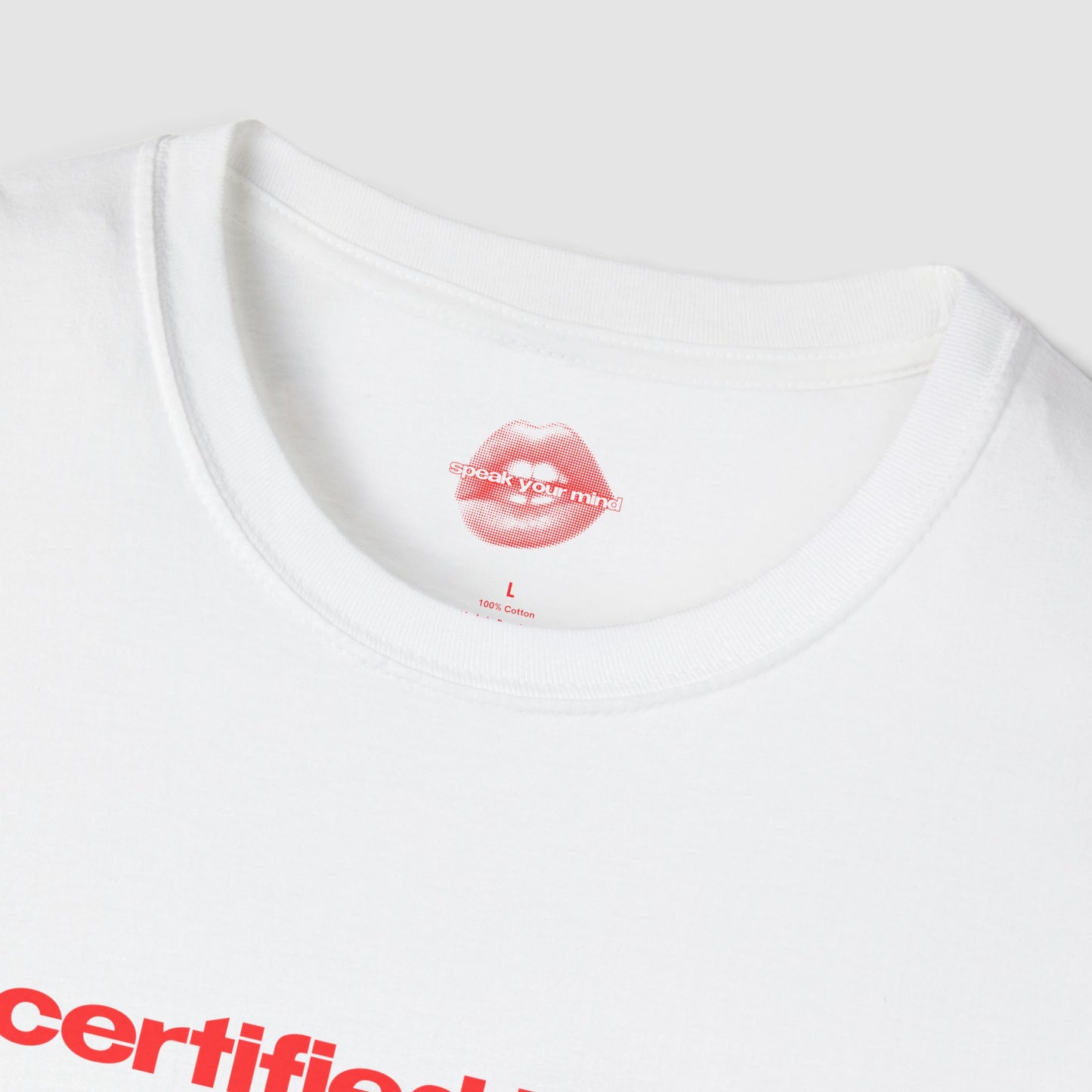 "Certified Brat." | Text Only | T-Shirt