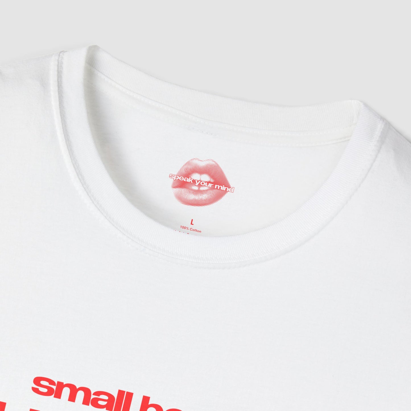 "Small Boobs Big Dreams” | Text Only | T-Shirt