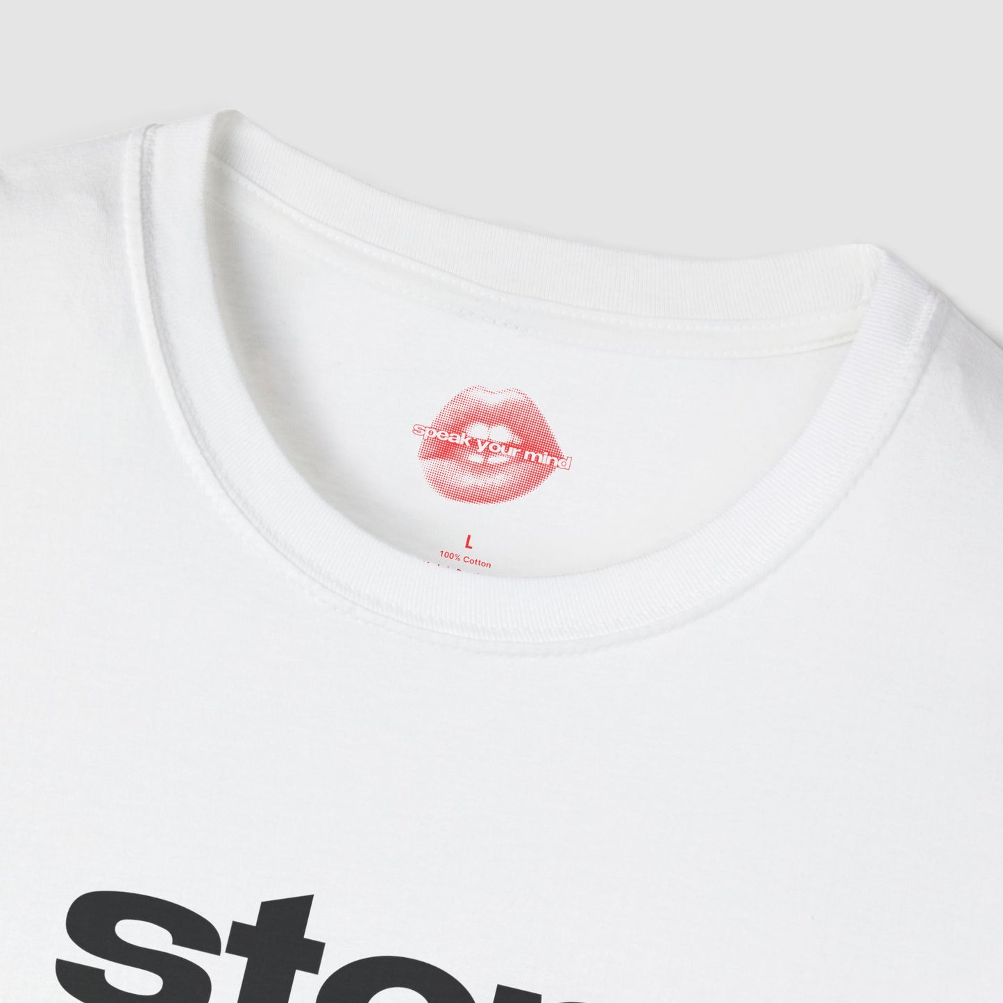 "Stop Normalizing Men" | Text Only | T-Shirt