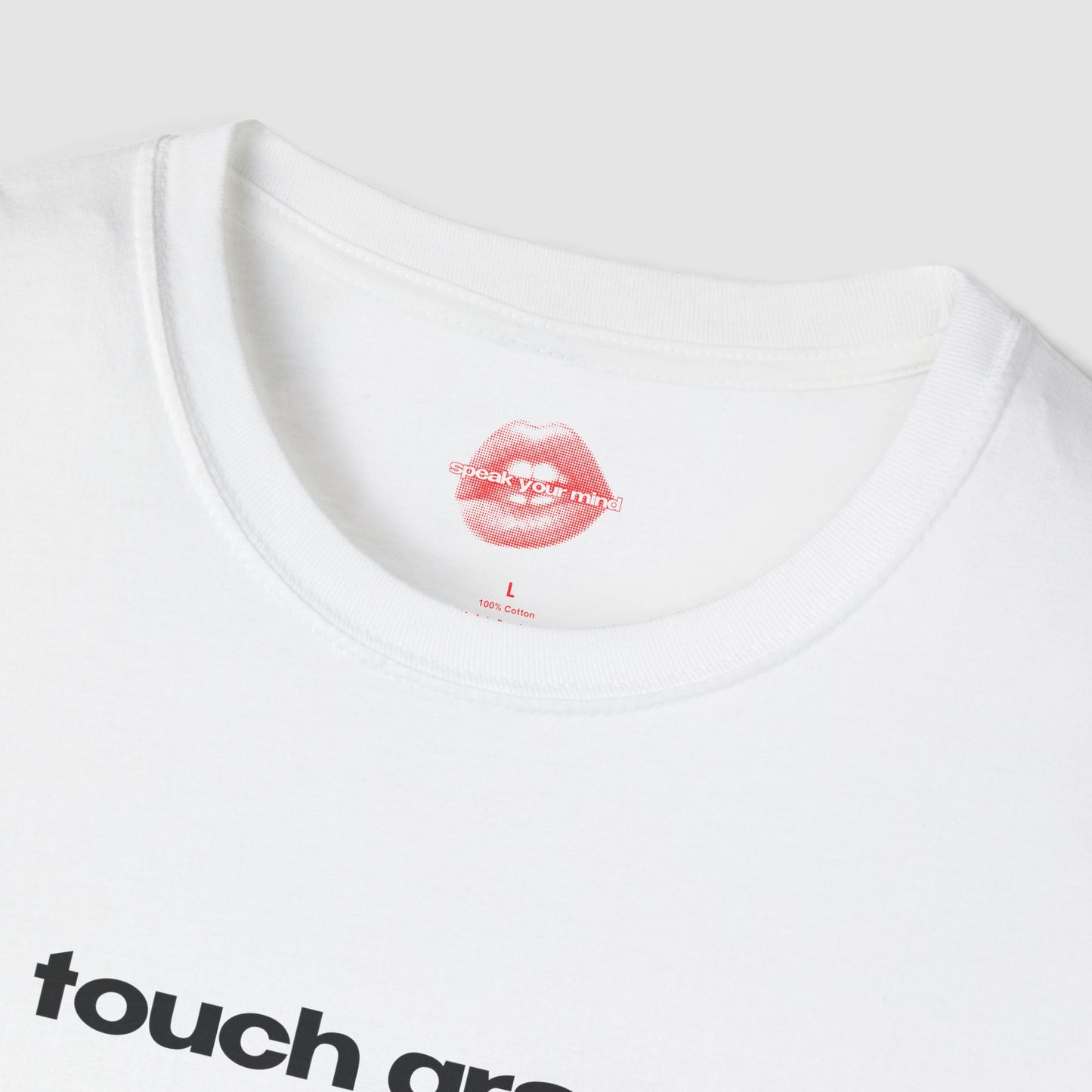 "Touch Grass. Shake Ass." | Text Only | T-Shirt