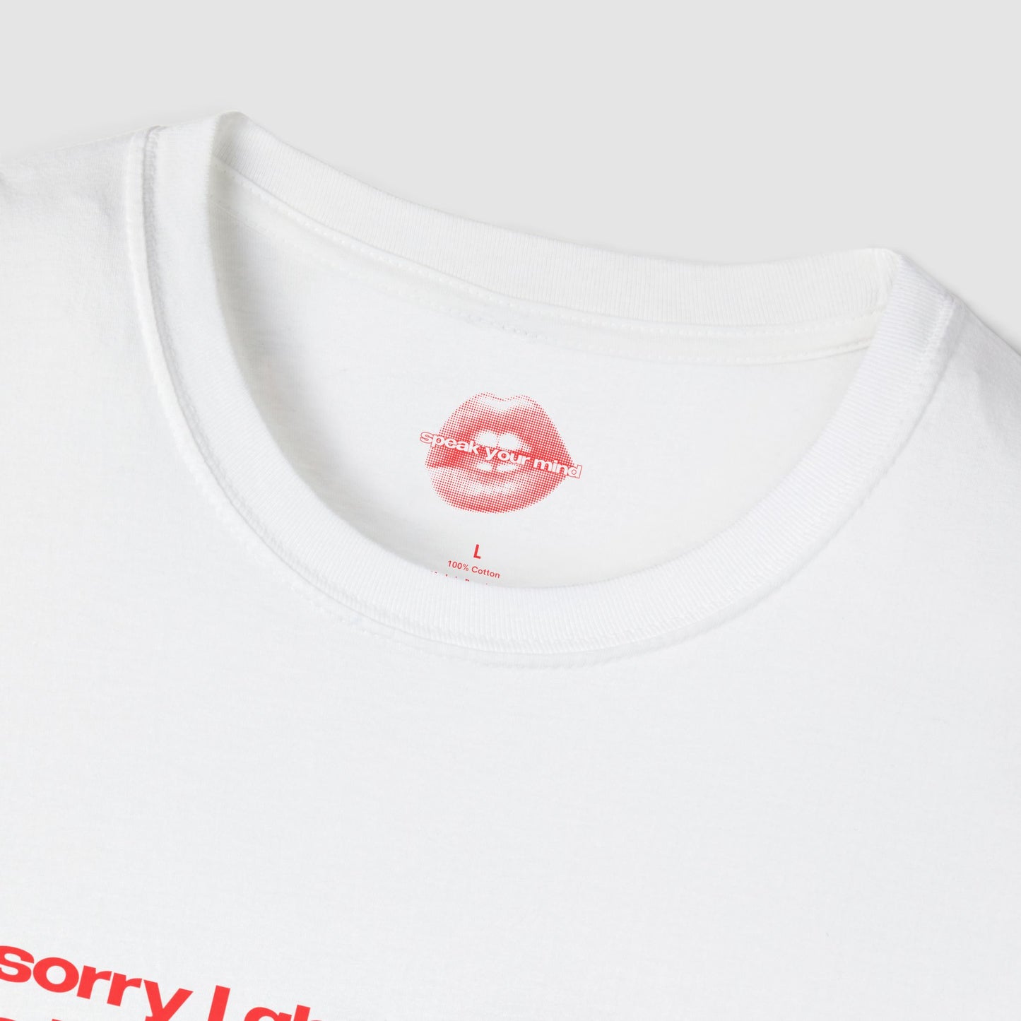 "Sorry I Ghosted You, I Was Just Haunting My Past." | Text Only | T-Shirt