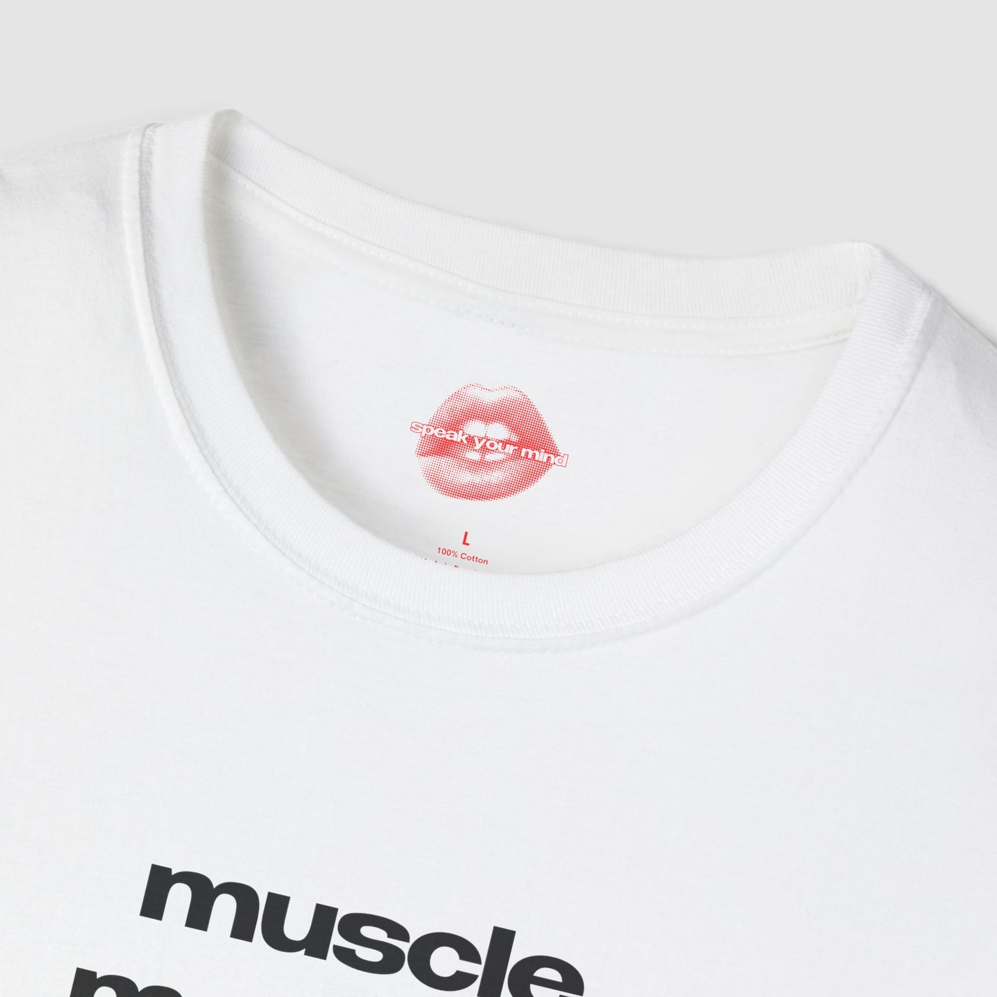 "Muscle Mommy." | Text Only | T-Shirt