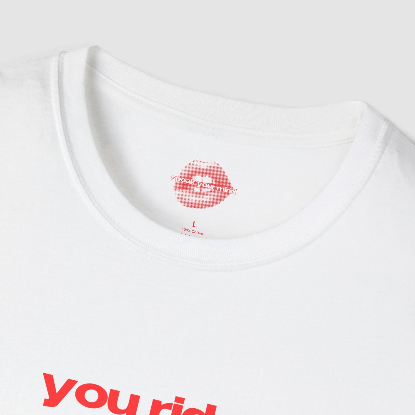 "You Ride I Guide" | Text Only | T-Shirt