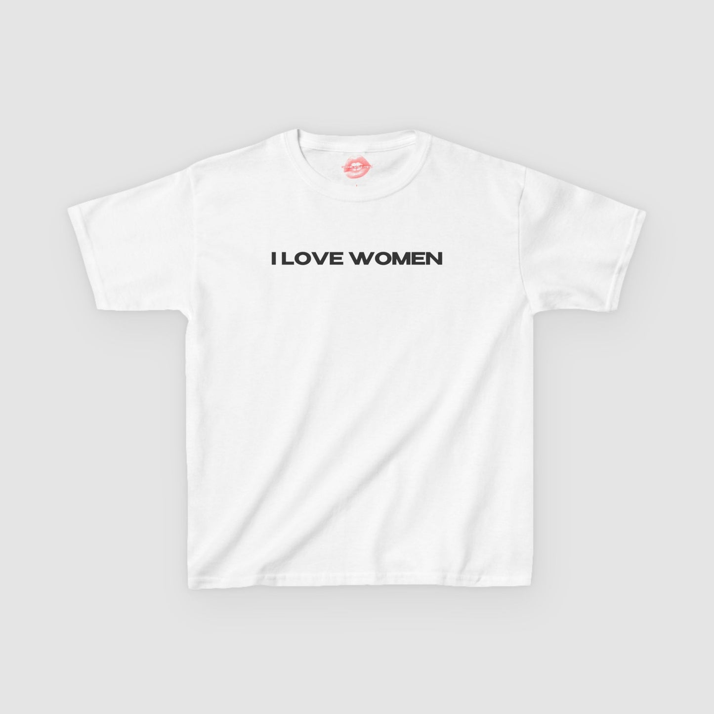 "I Love Women" | Text Only | Baby Tee