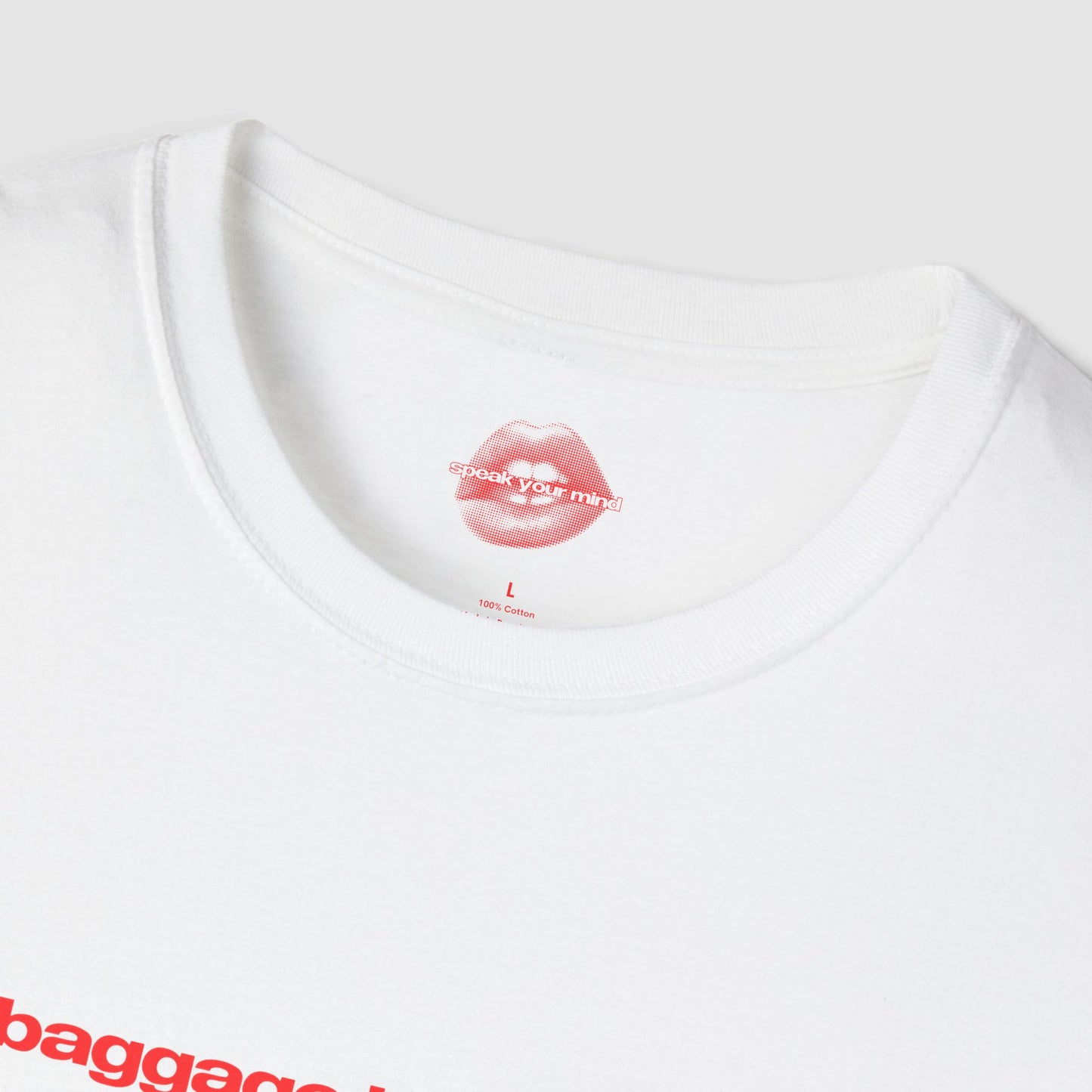 "My Baggage Isn't Designer, It's Generational Trauma." | Text Only | T-Shirt