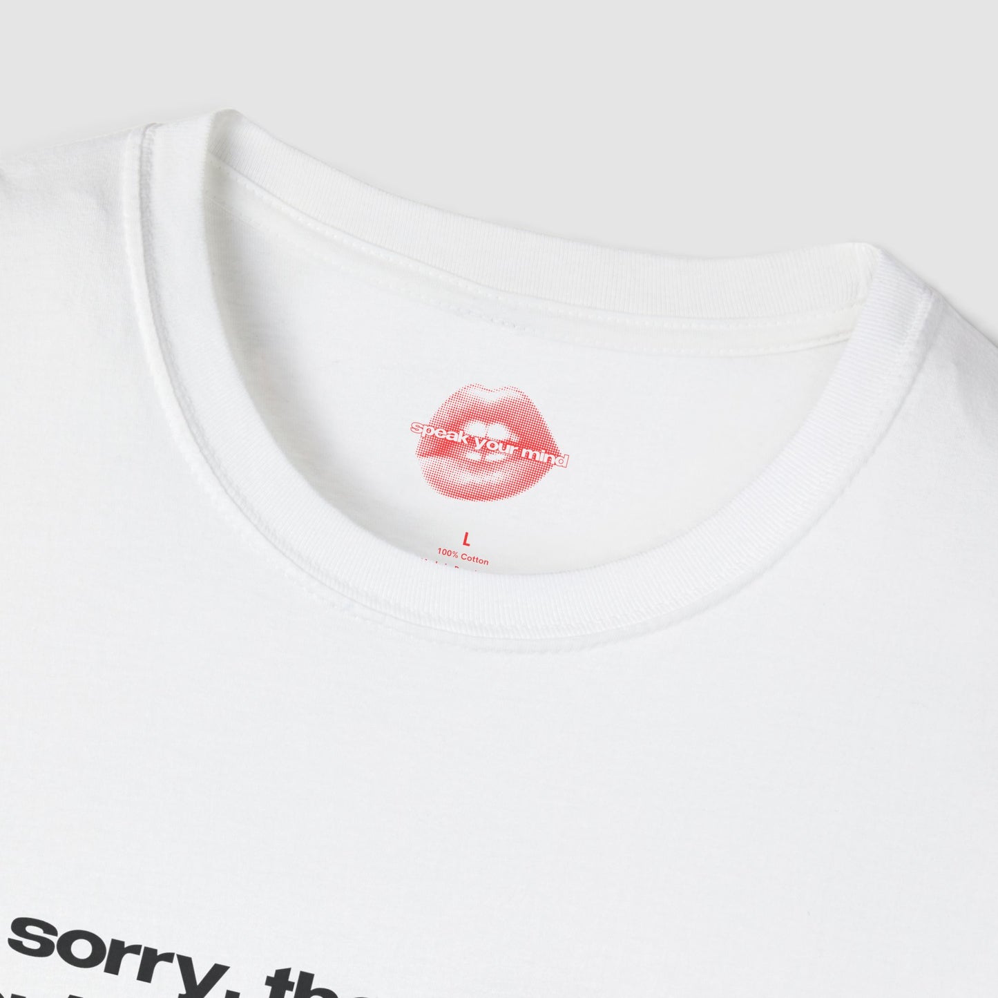 "Sorry, The Person You're Trying To Reach Has Already Moved On." | Text Only | T-Shirt
