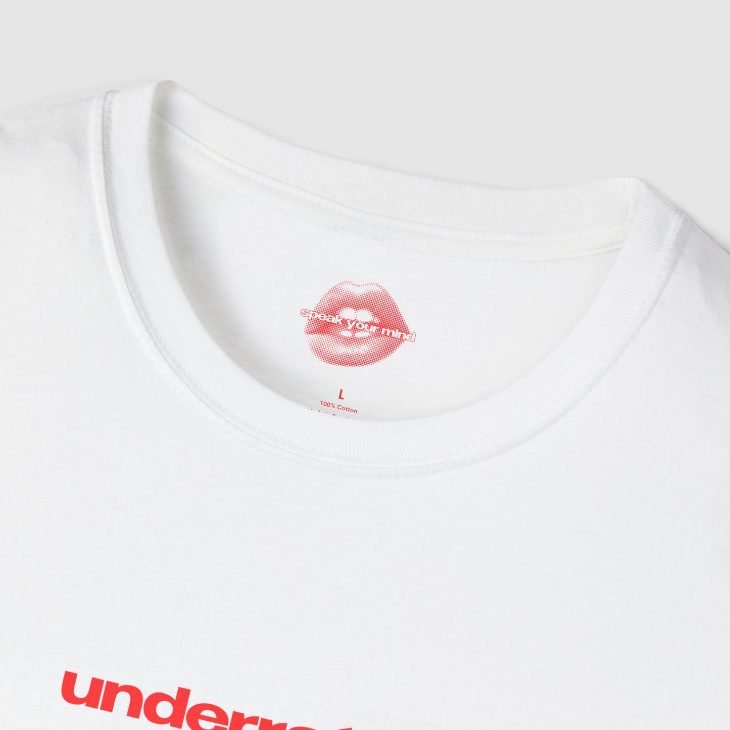 "Underrated." | Text Only | T-Shirt