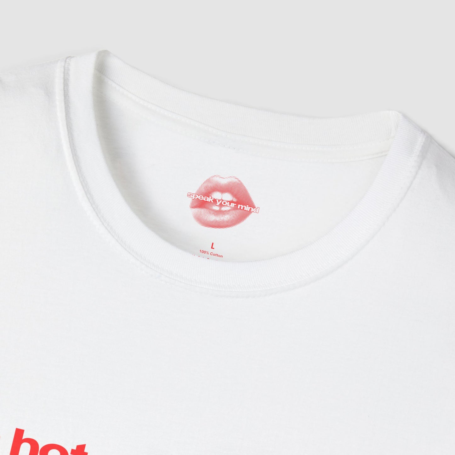 "A Hot Mess With Stories To Tell." | Text Only | T-Shirt