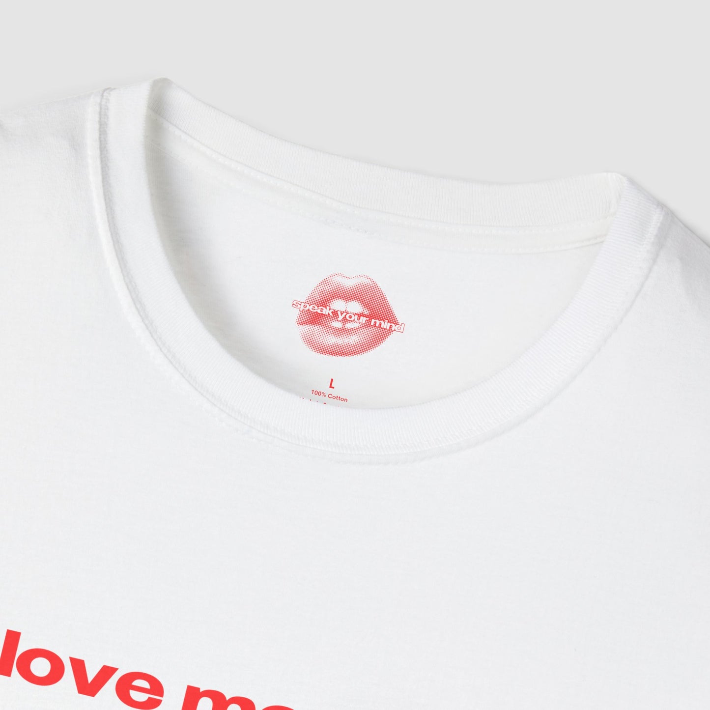 "I Love Men With Massive Expansive Vocabularies." | Text Only | T-Shirt