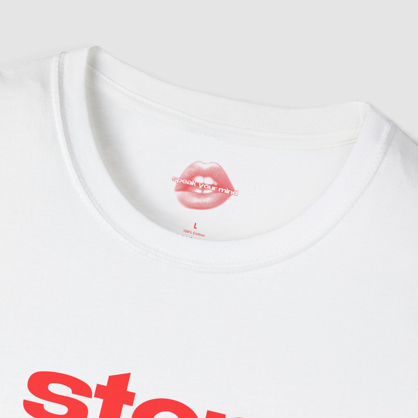 "Stop Normalizing Men" | Text Only | T-Shirt