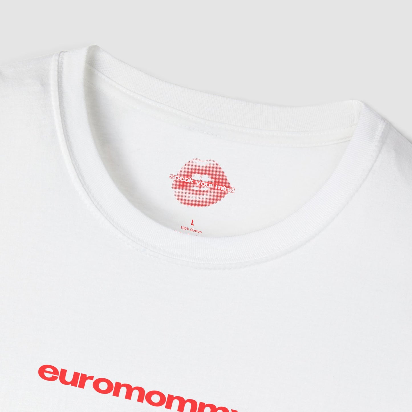 "Euromommy." | Text Only | T-Shirt