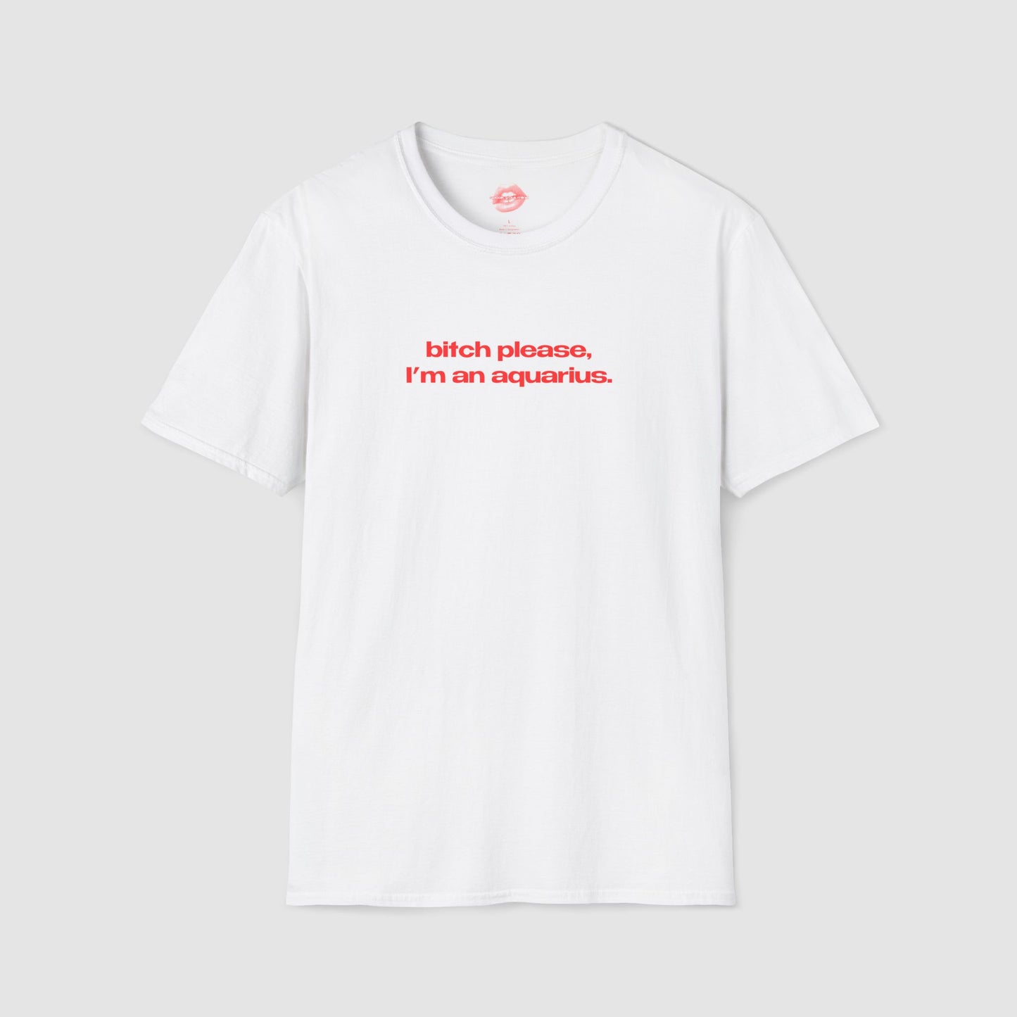 "Bitch Please, I'm An Aquarius." | Text Only | T-Shirt