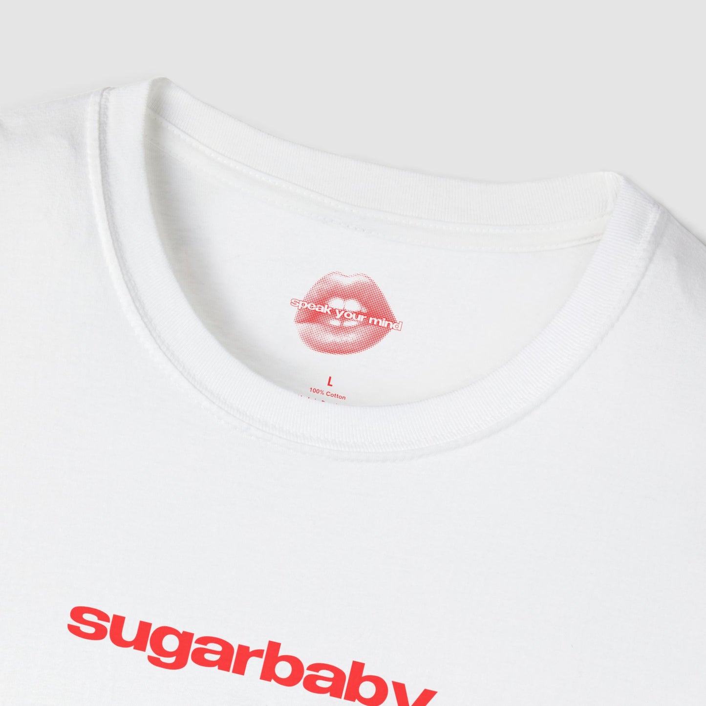 "Sugarbaby." | Text Only | T-Shirt
