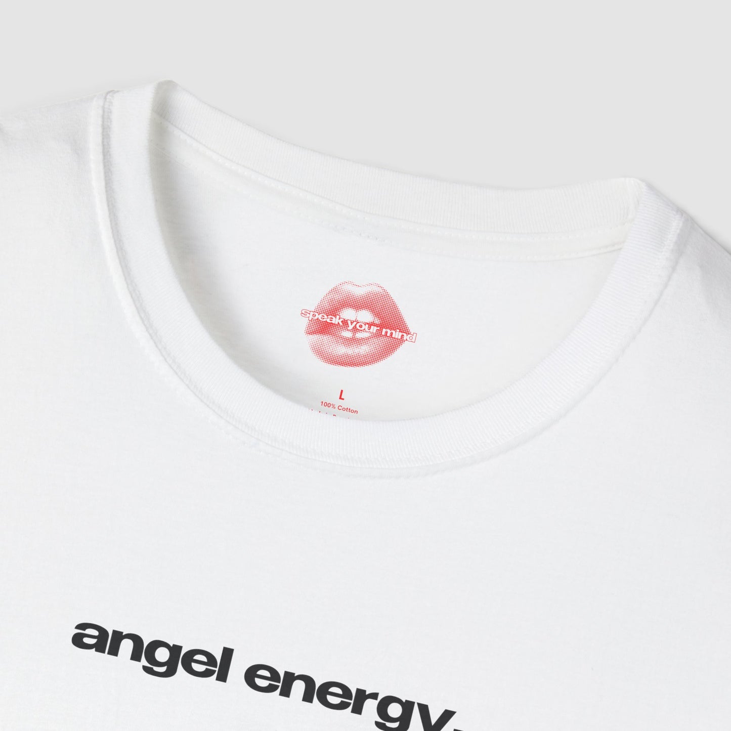 "Angel Energy." | Text Only | T-Shirt