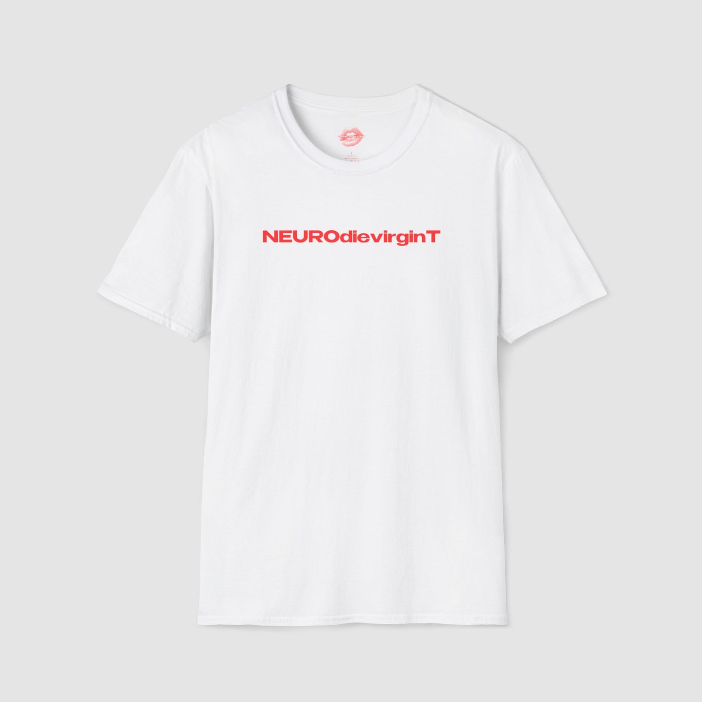 "NEUROdievirginT." | Text Only | T-Shirt