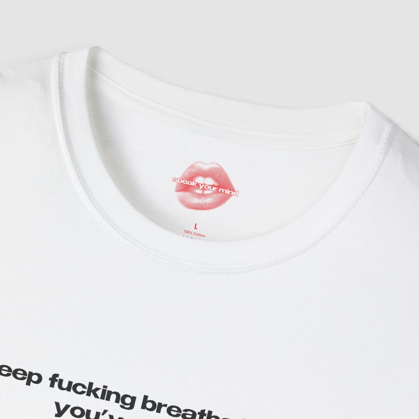 "Deep Fucking Breaths Bestie, You've Got This." | Text Only | T-Shirt