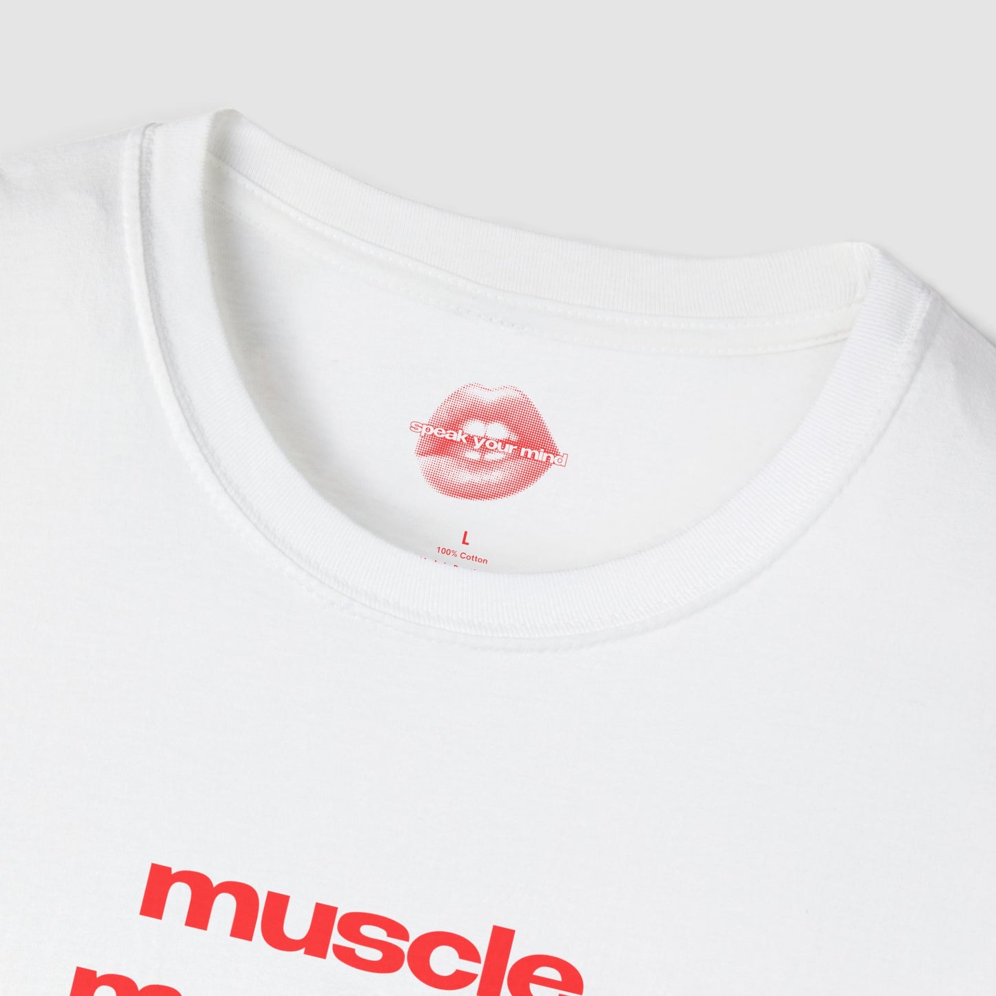 "Muscle Mommy." | Text Only | T-Shirt