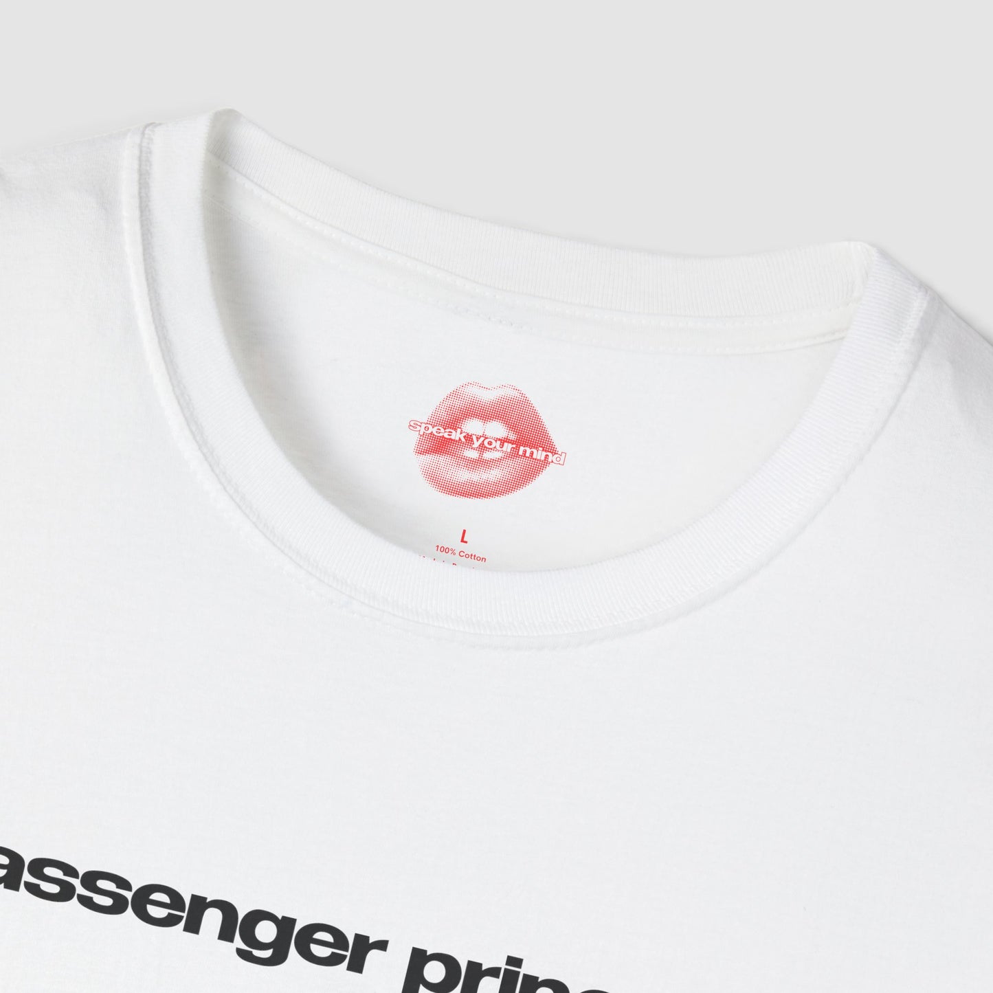 "Passenger Princess." | Text Only | T-Shirt