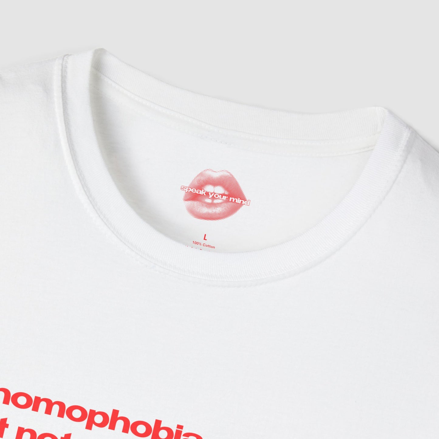 "Homophobia Sucks, But Not As Good As I Do." | Text Only | T-Shirt