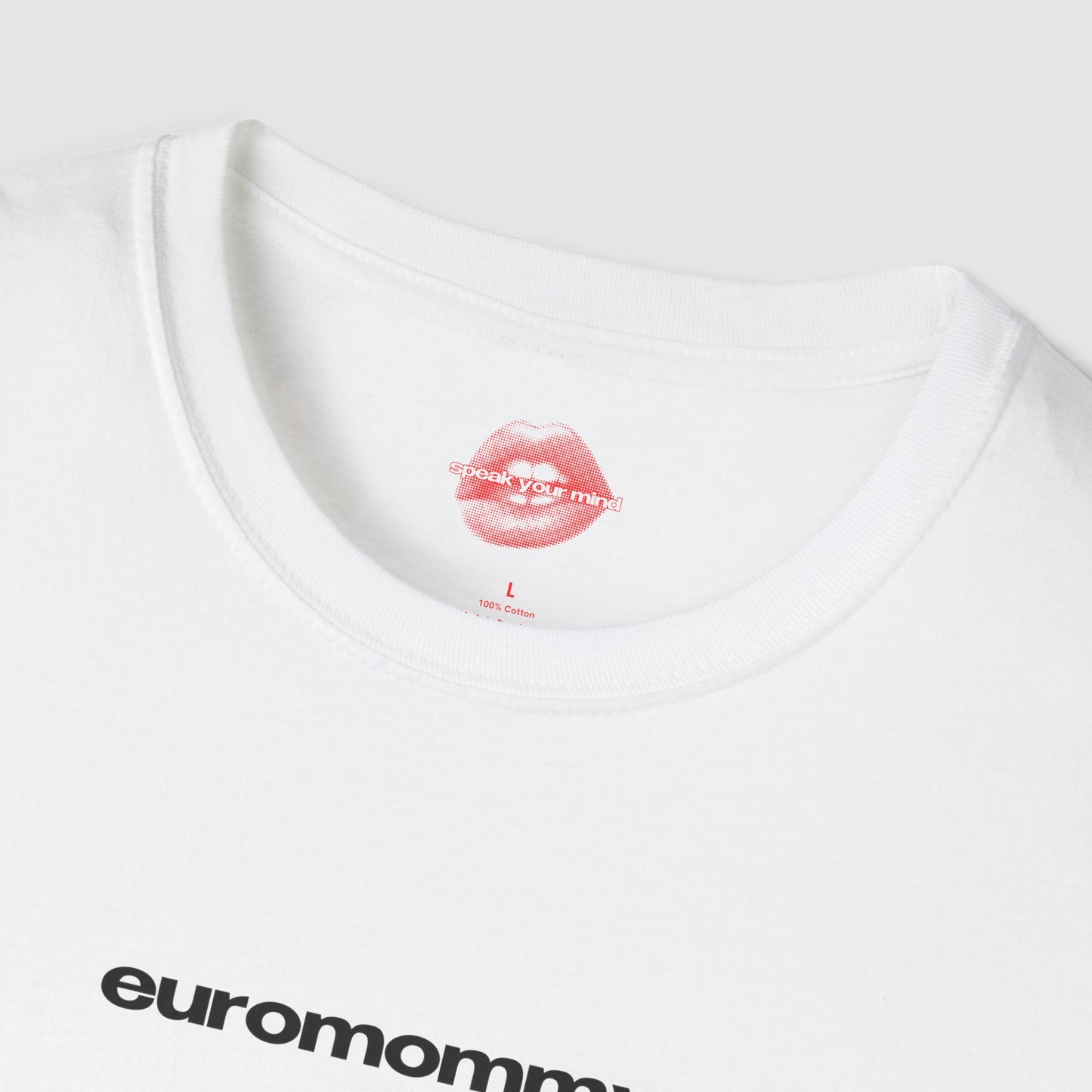 "Euromommy." | Text Only | T-Shirt