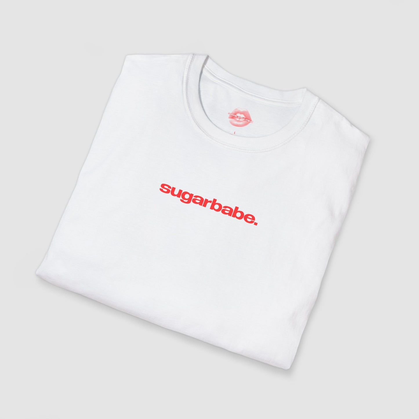 "Sugarbabe." | Text Only | T-Shirt
