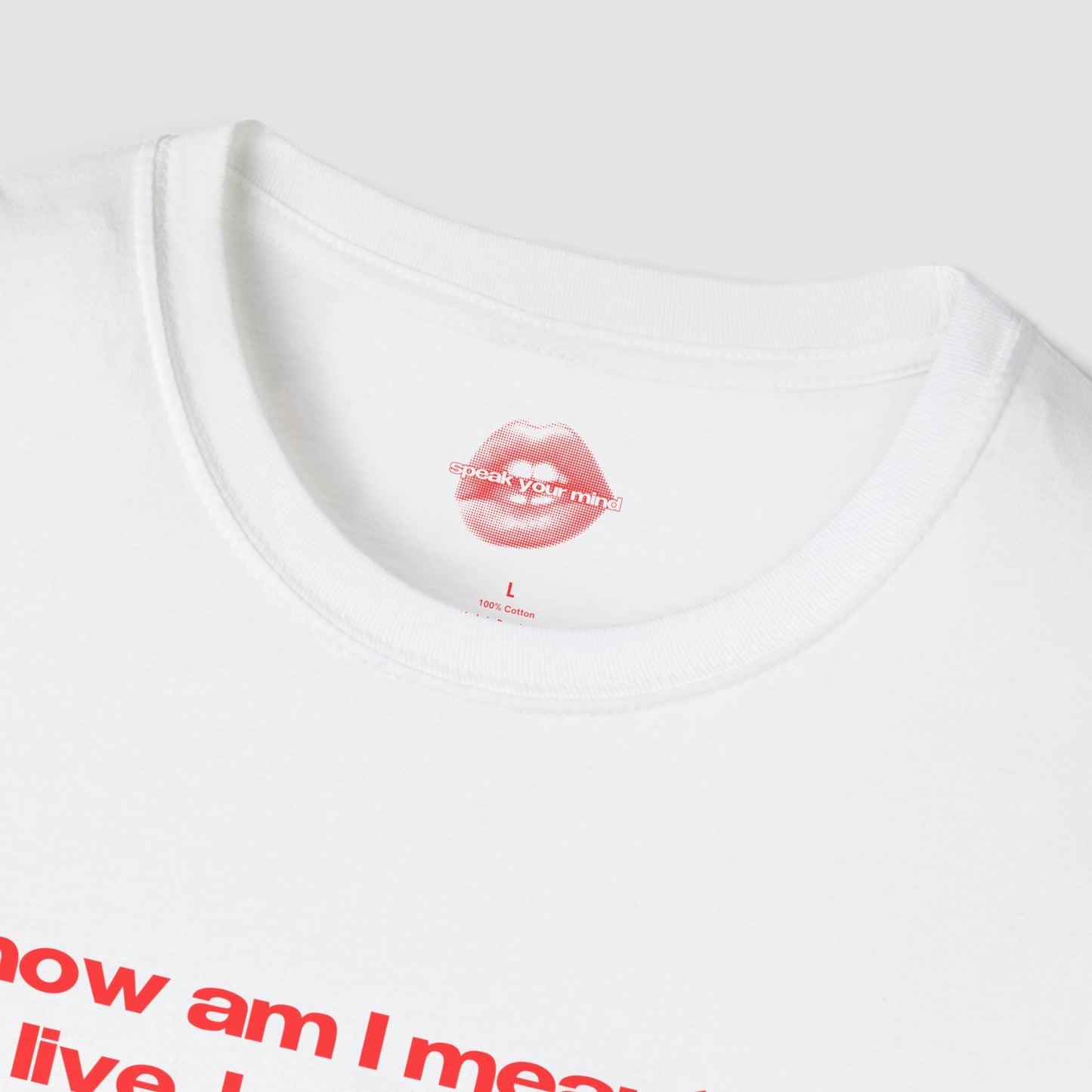 "How Am I Meant To Live, Laugh, Love, When Our Bodies Aren't Ours, Our Love Isn't Free, And Our Future Feels Stolen." | Text Only | T-Shirt