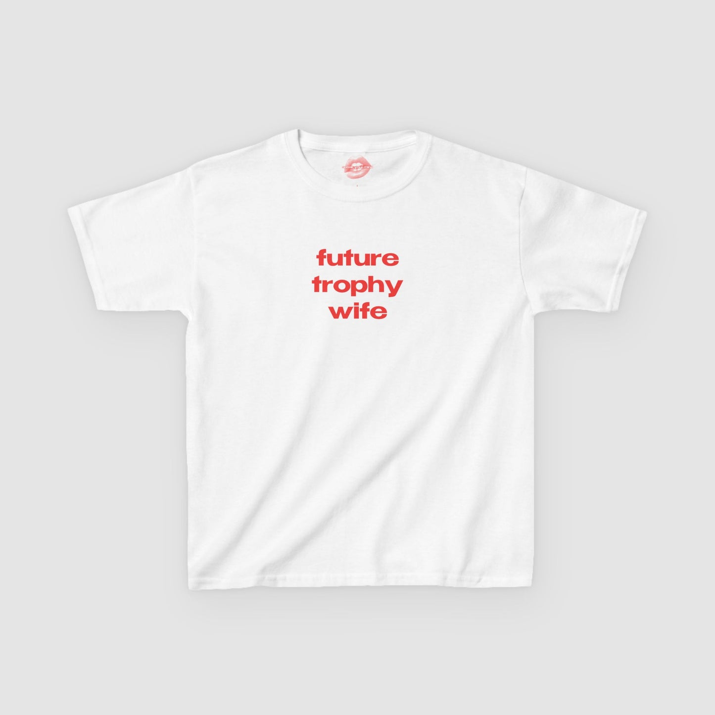 "Future Trophy Wife" | Text Only | Baby Tee
