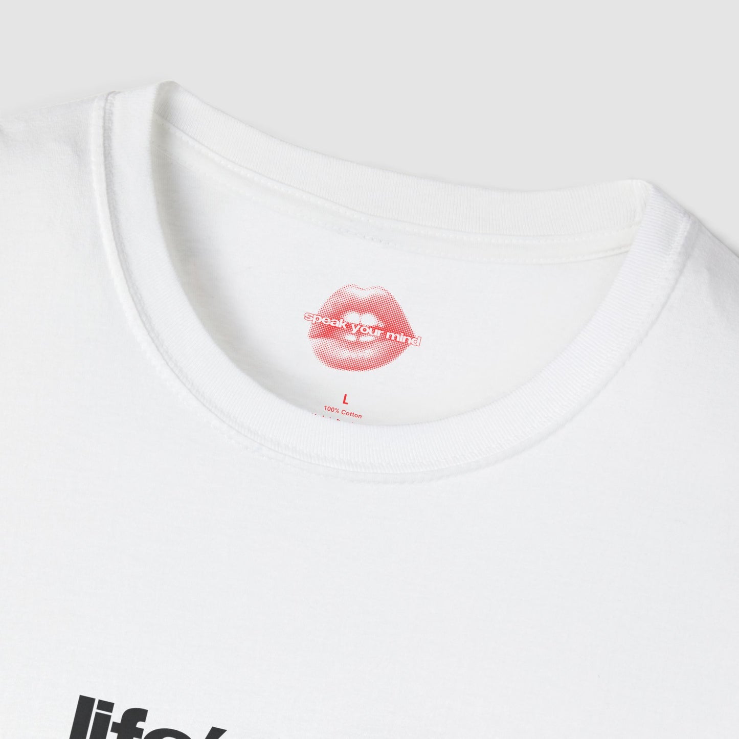 "Life's Not That Serious." | Text Only | T-Shirt