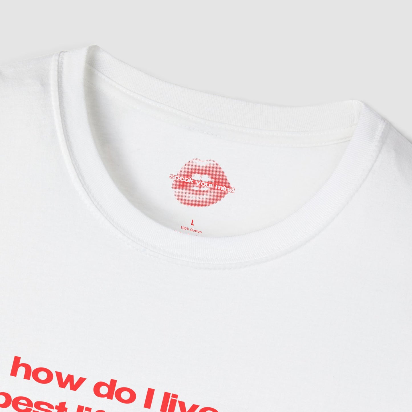 "How Do I Live My Best Life When The World Is Giving Season Finale Vibes." | Text Only | T-Shirt