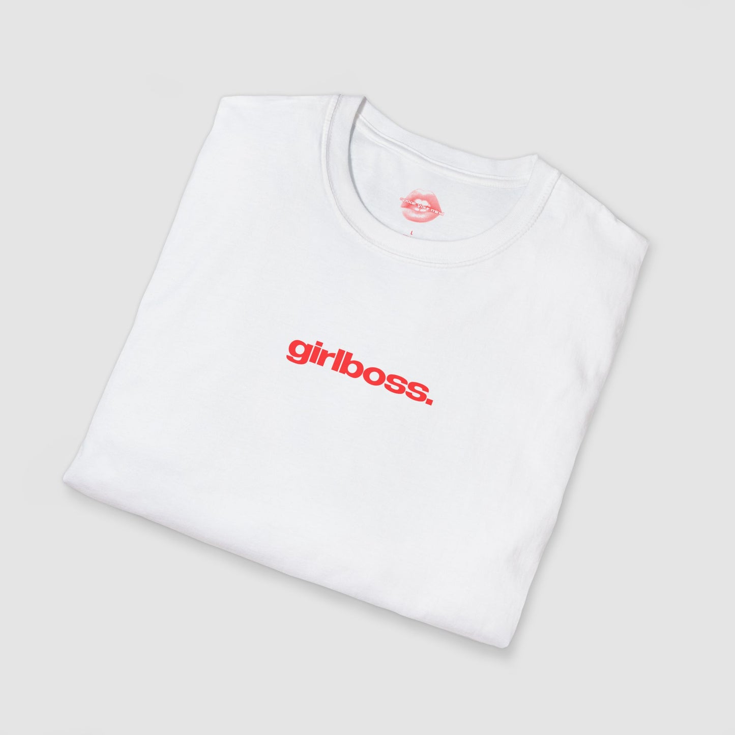 "Girlboss." | Text Only | T-Shirt