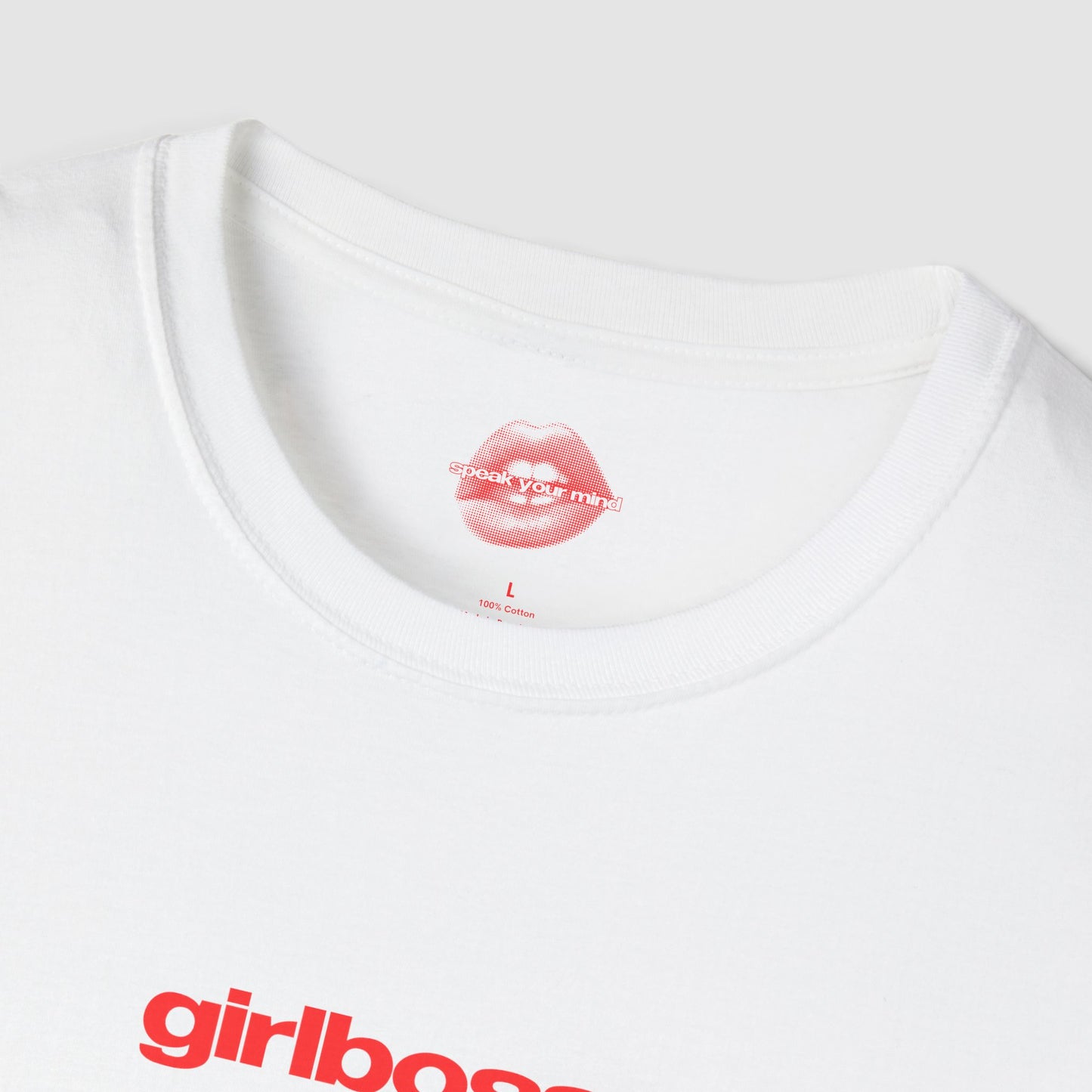 "Girlboss." | Text Only | T-Shirt