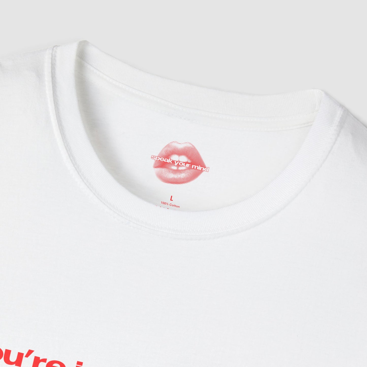 "You're Just Like Math, And I Hate Math." | Text Only | T-Shirt