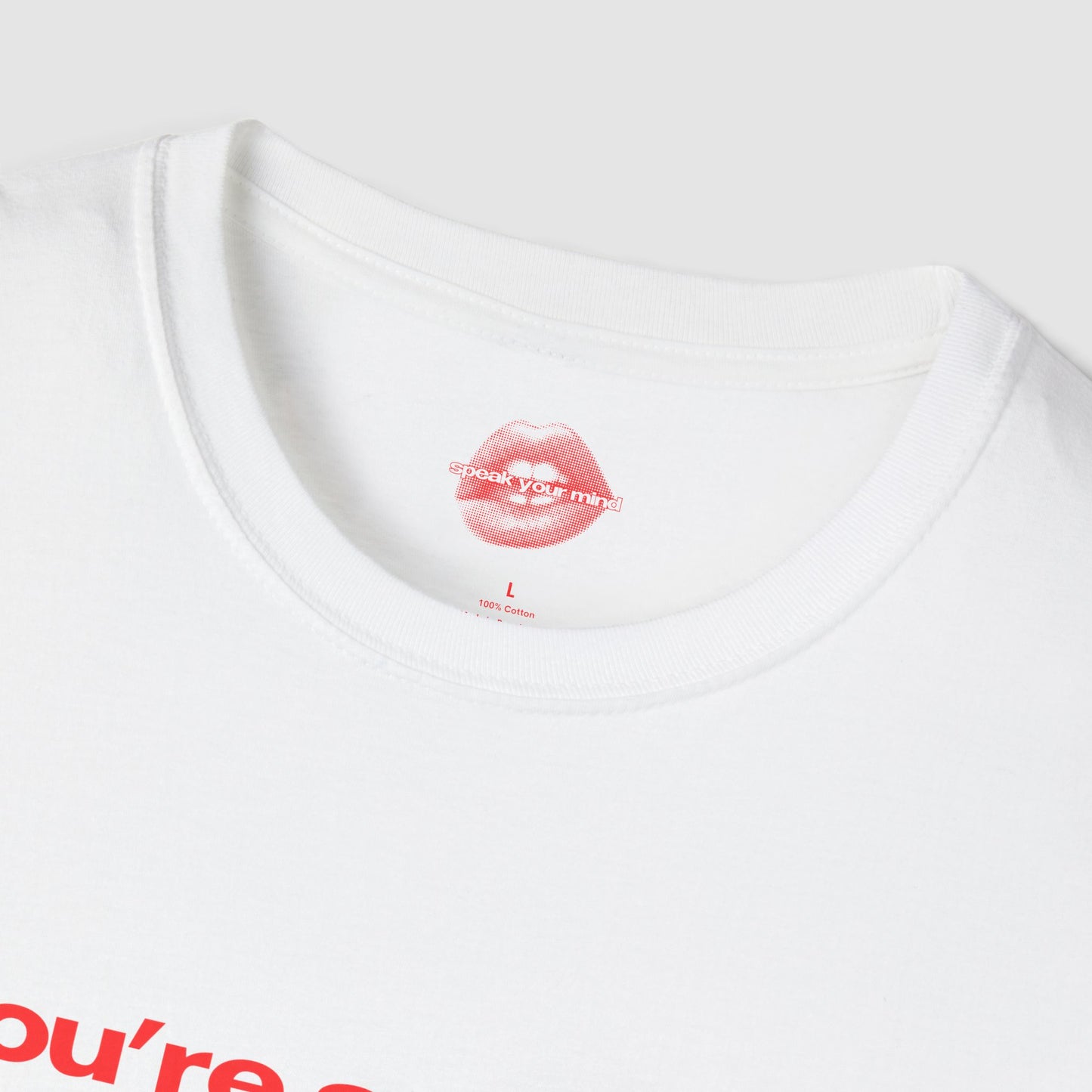 "You're As Pretty As Your Fucking Manners." | Text Only | T-Shirt