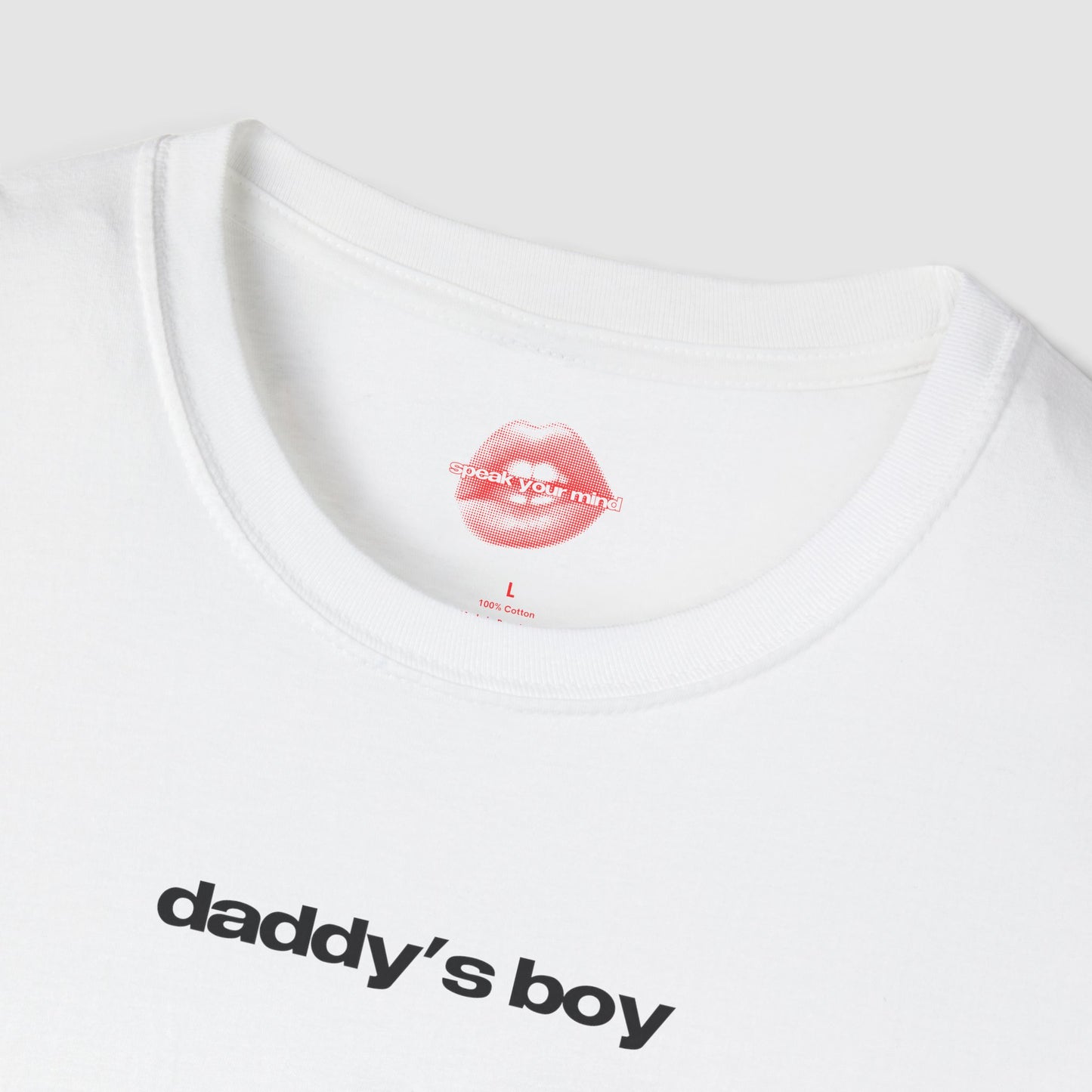 ”Daddy’s Boy” | Text Only | T-Shirt
