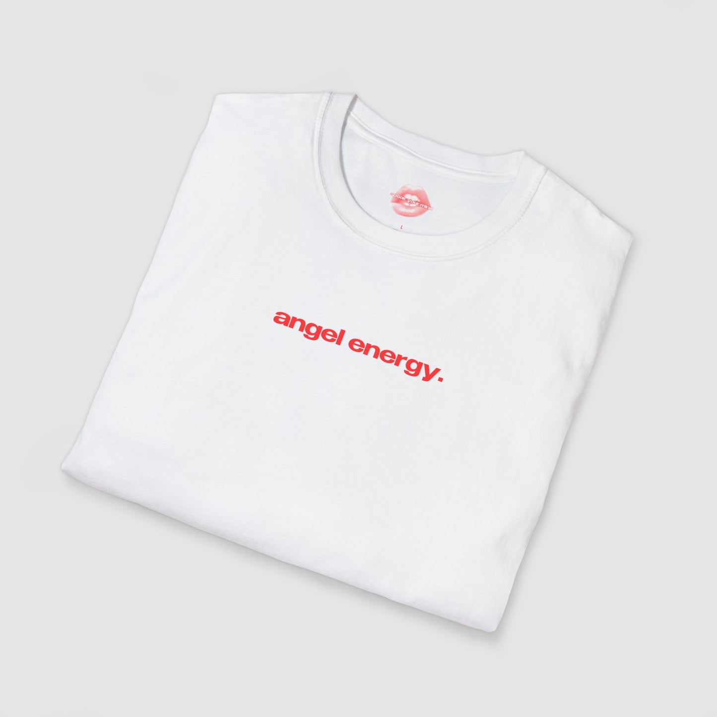 "Angel Energy." | Text Only | T-Shirt