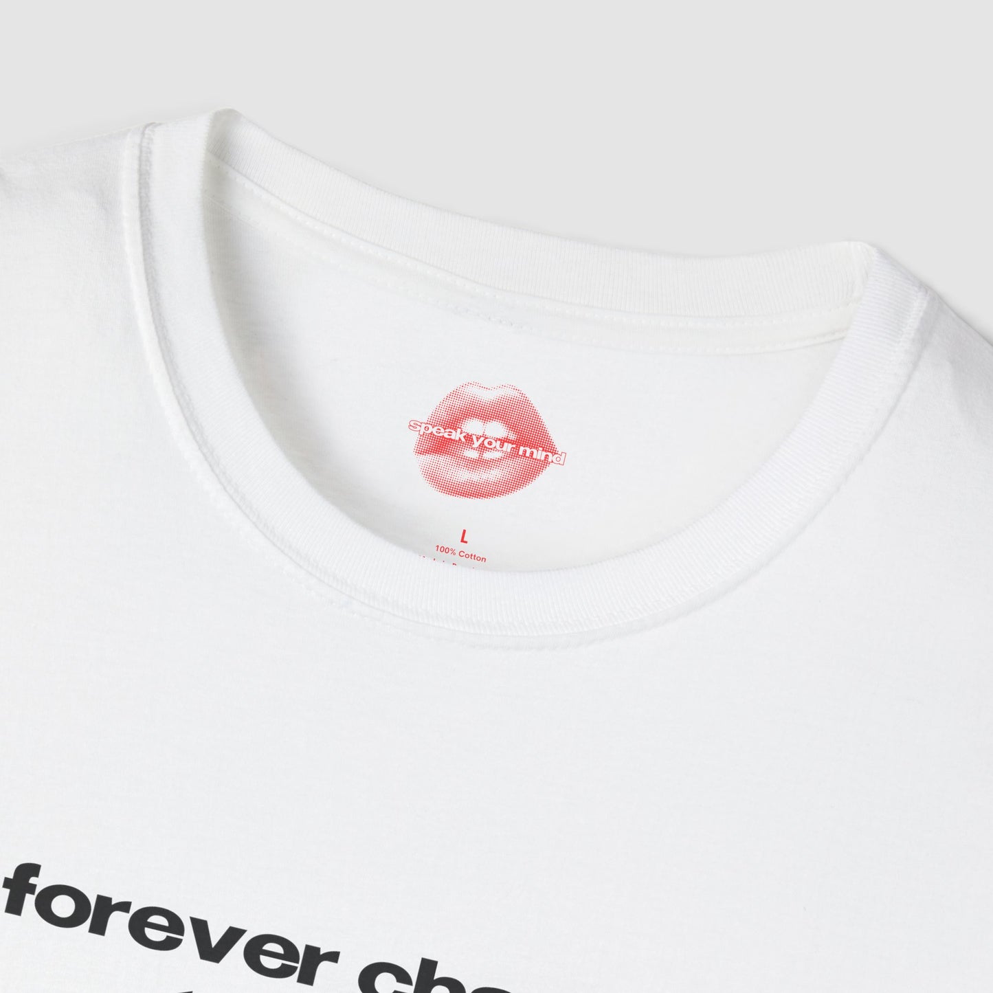 "Forever Chasing The Sun." | Text Only | T-Shirt