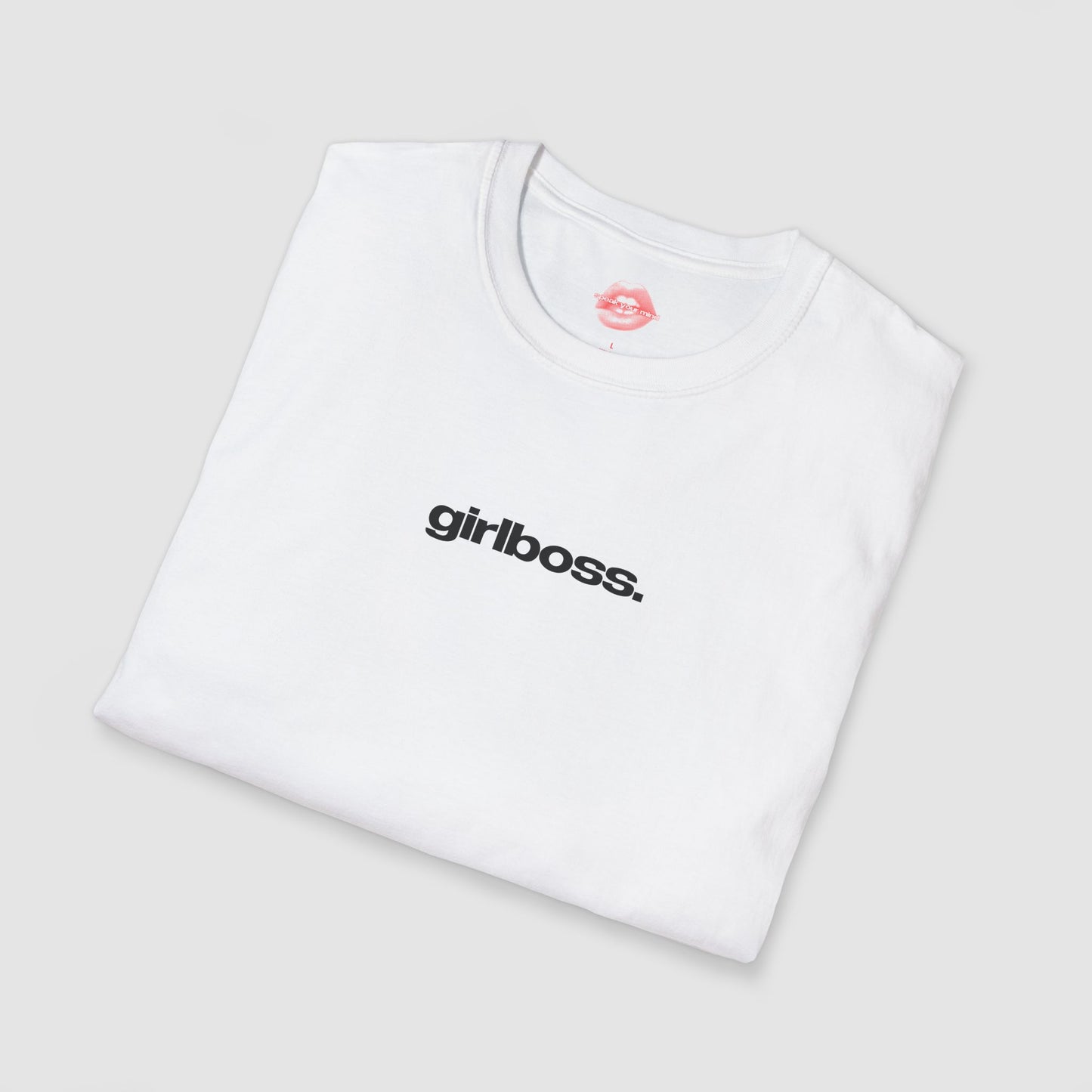 "Girlboss." | Text Only | T-Shirt