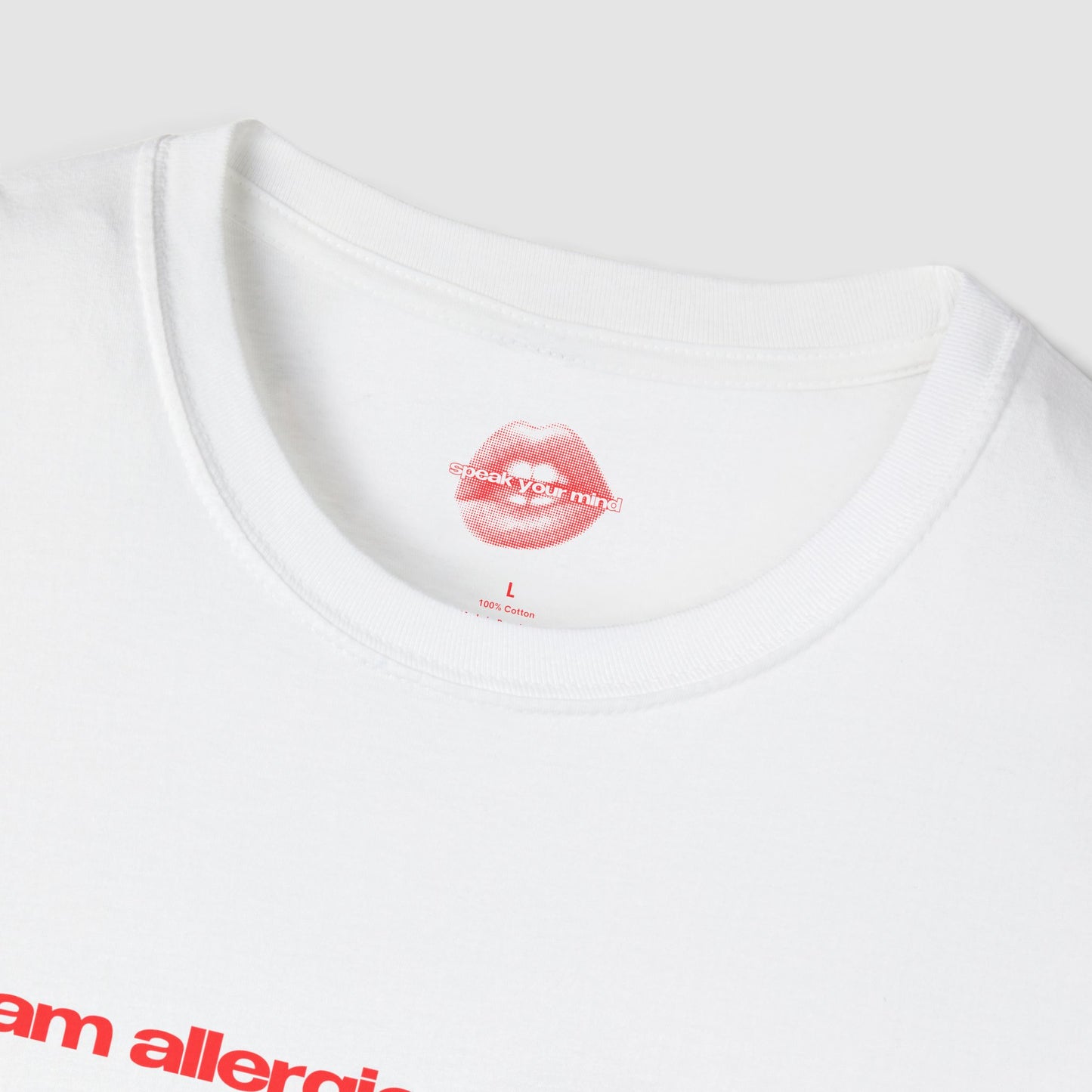 ”I Am Allergic To People” | Text Only | T-Shirt