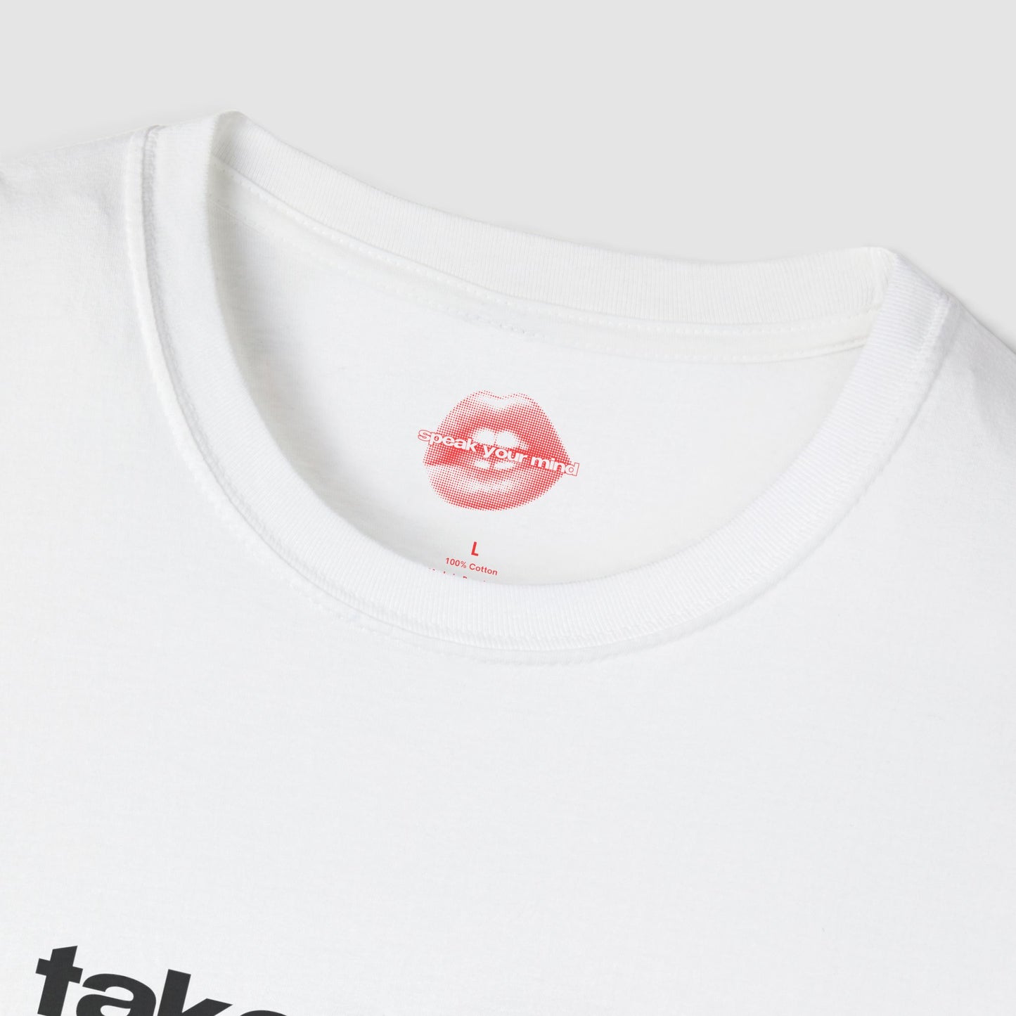 "Take Risks, Life Is Boring Babes." | Text Only | T-Shirt