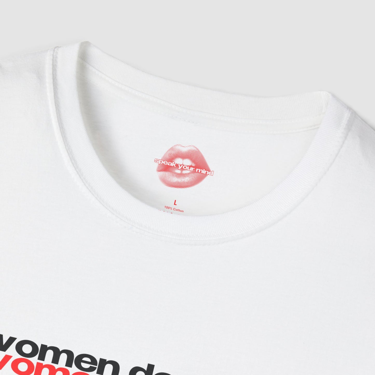 "Women Deserve Partners, Not Projects." | Text Only | T-Shirt