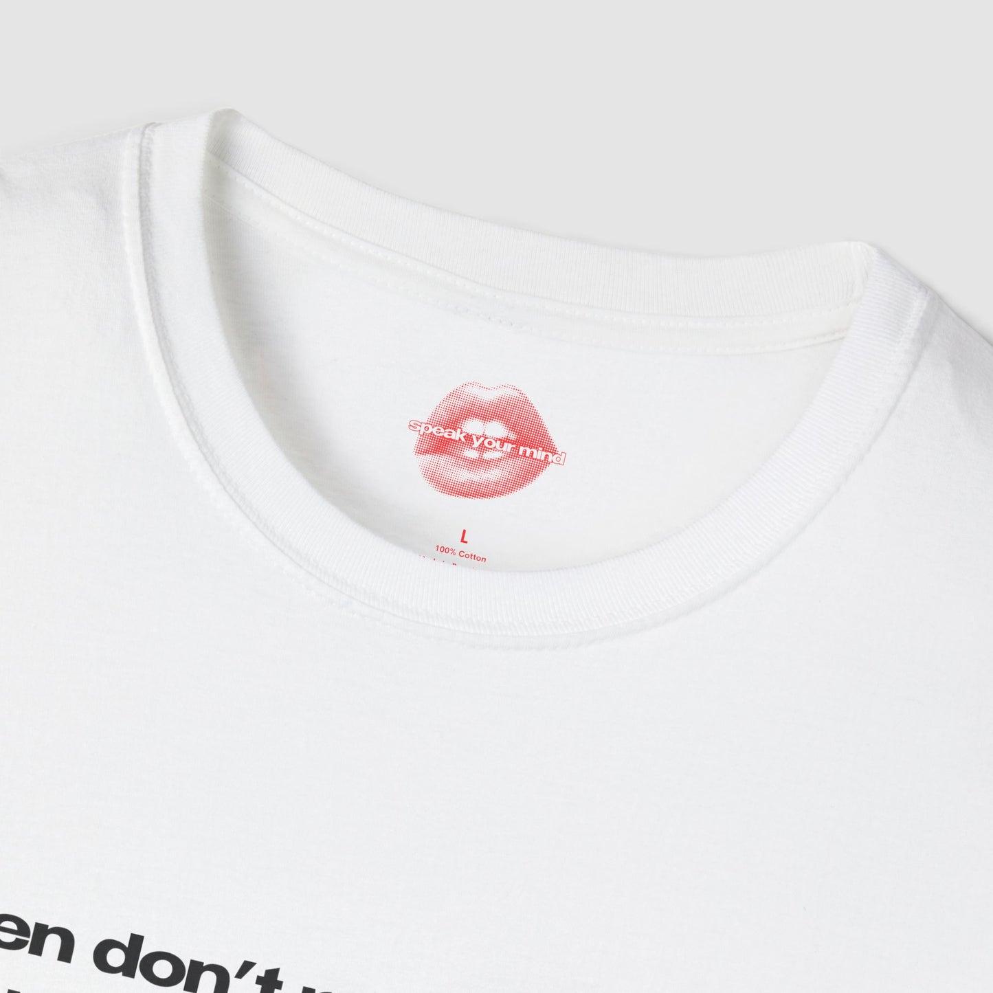 "Men Don't Realise We're All Mattress Actresses." | Text Only | T-Shirt