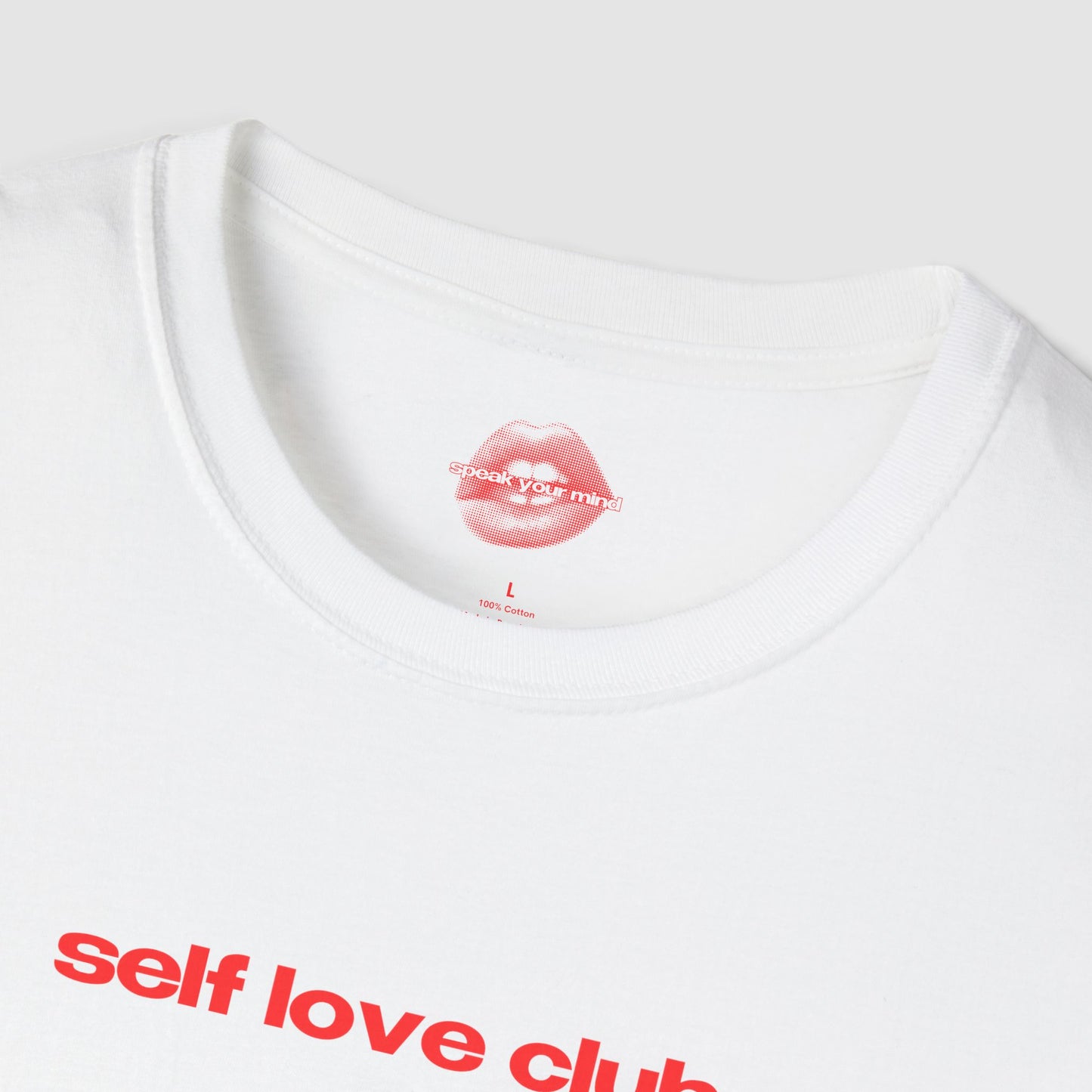 "Self Love Club." | Text Only | T-Shirt