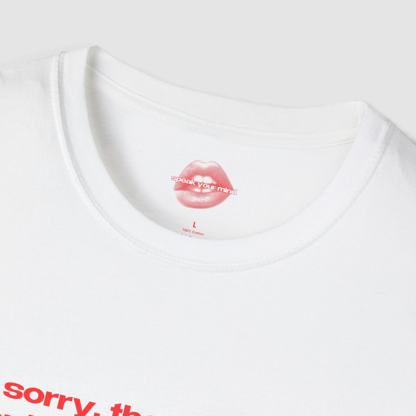 "Sorry, The Person You're Trying To Reach Has Already Moved On." | Text Only | T-Shirt