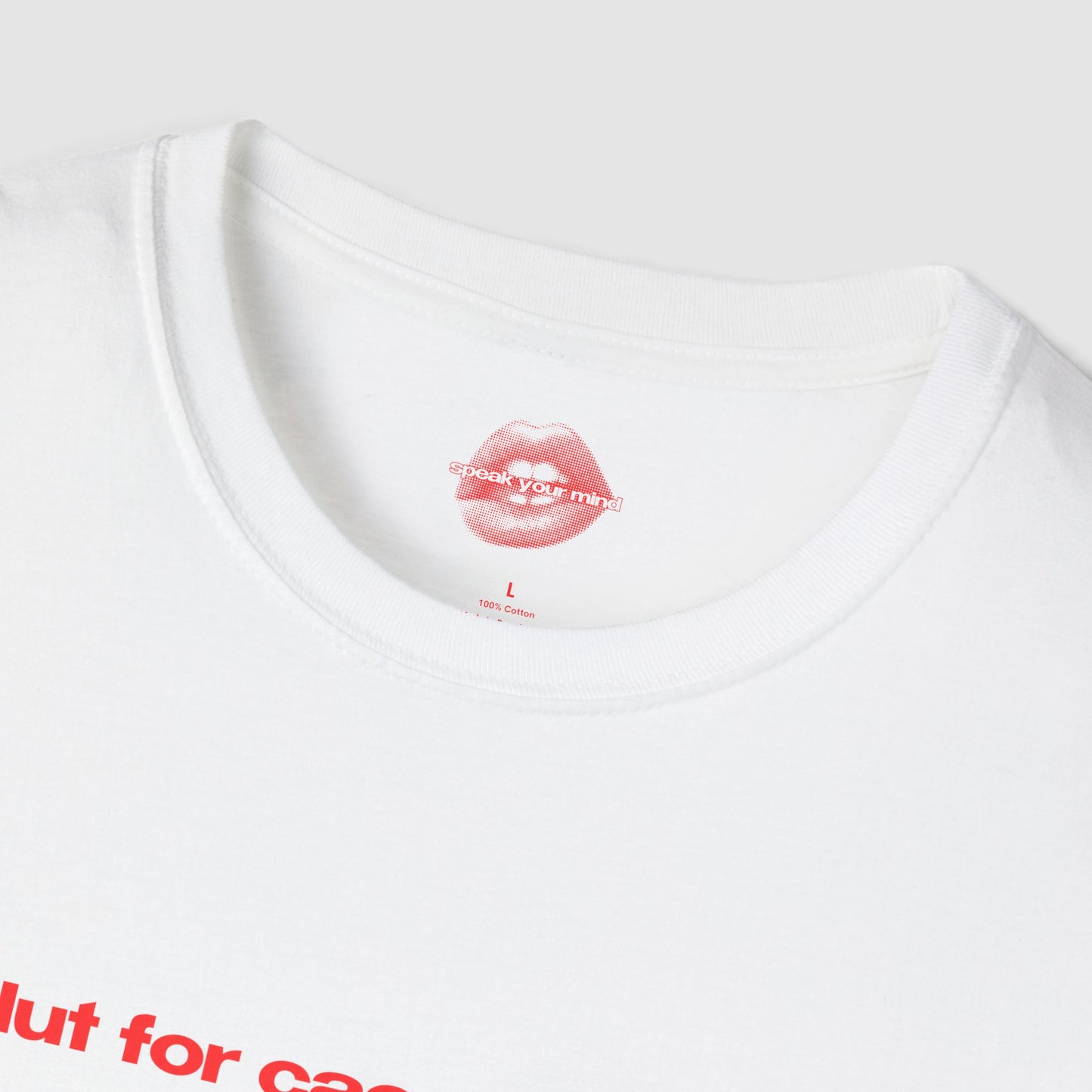 "Slut For Caesar Salad." | Text Only | T-Shirt