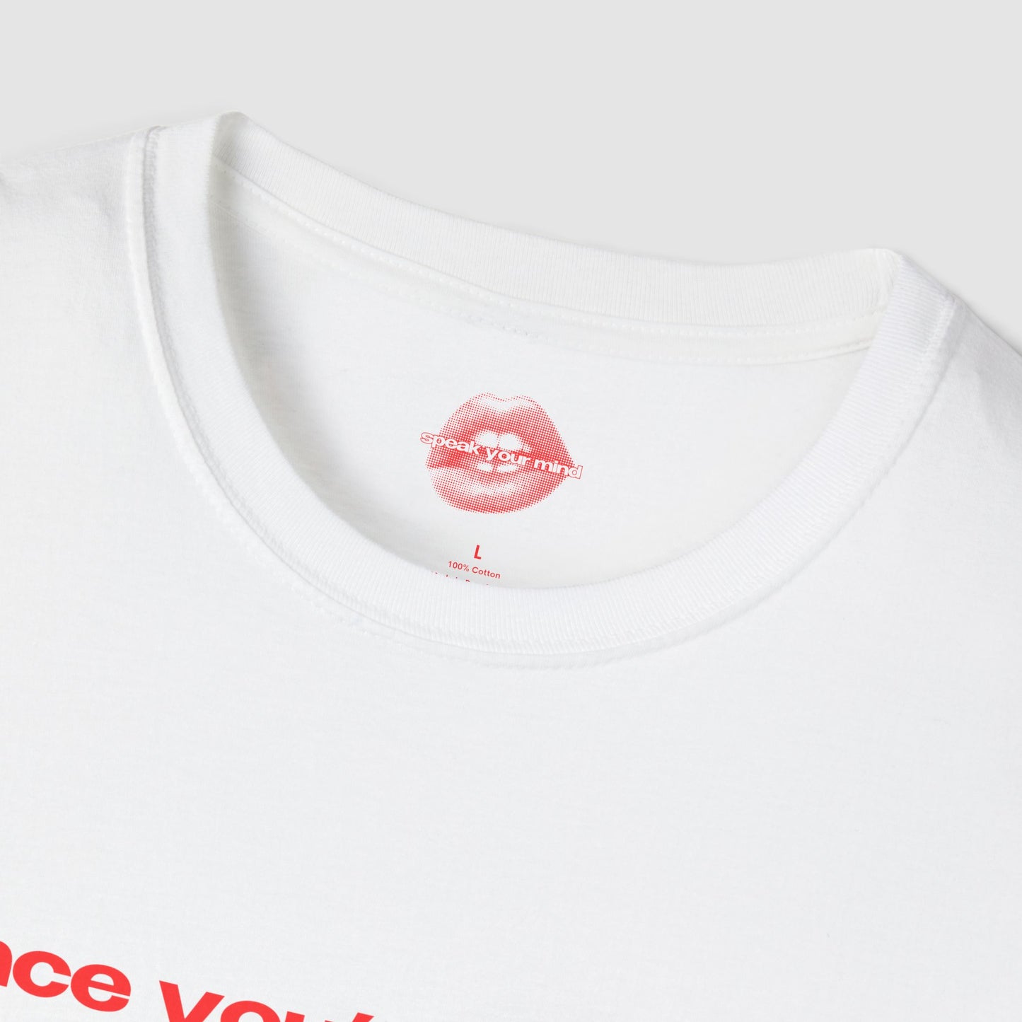 "Once You've Ruined Your Reputation, You Can Start Living Again." | Text Only | T-Shirt