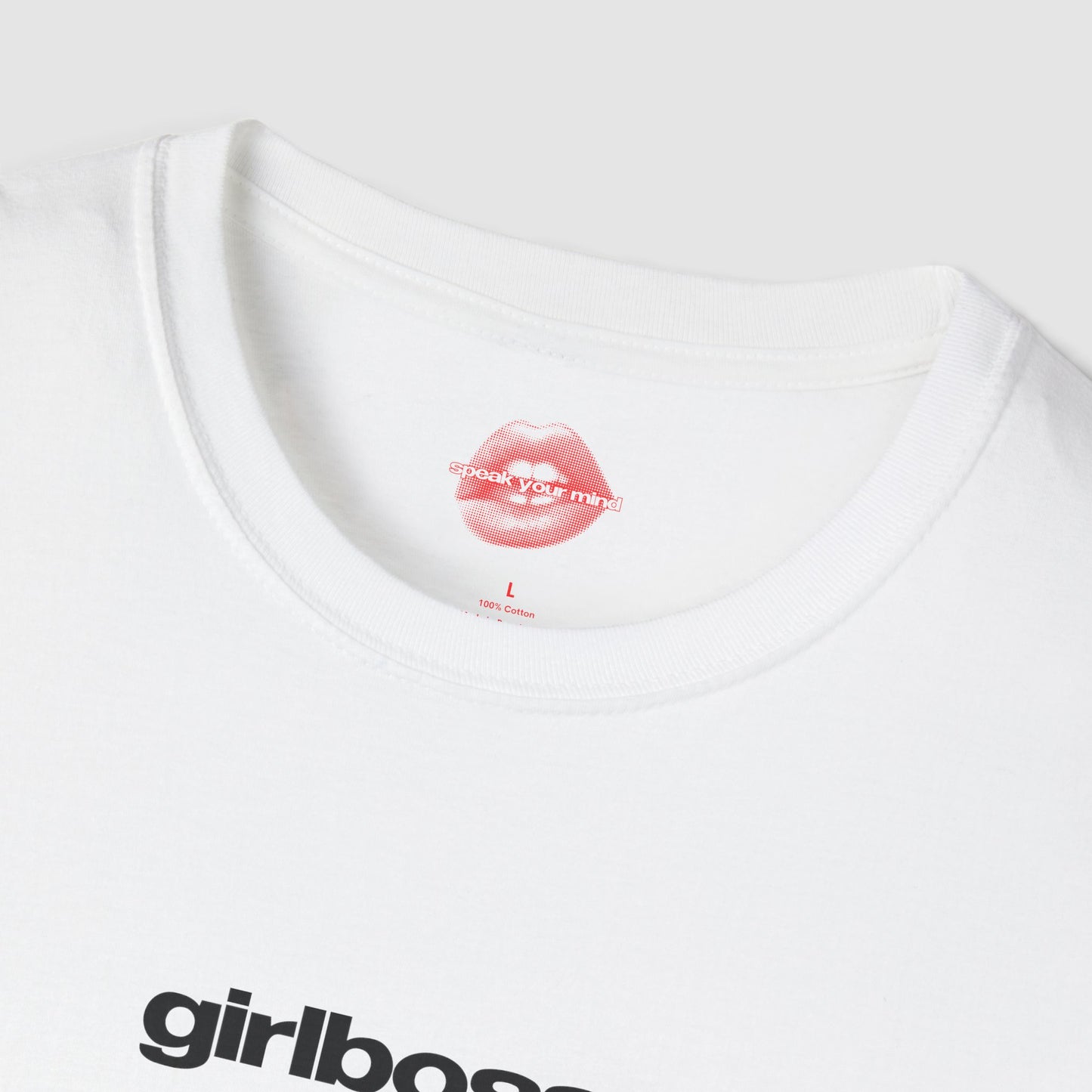 "Girlboss." | Text Only | T-Shirt