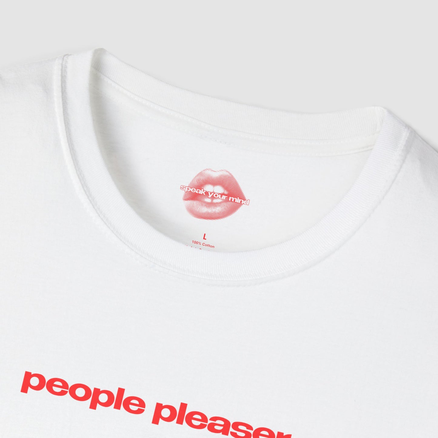 "People Pleaser." | Text Only | T-Shirt