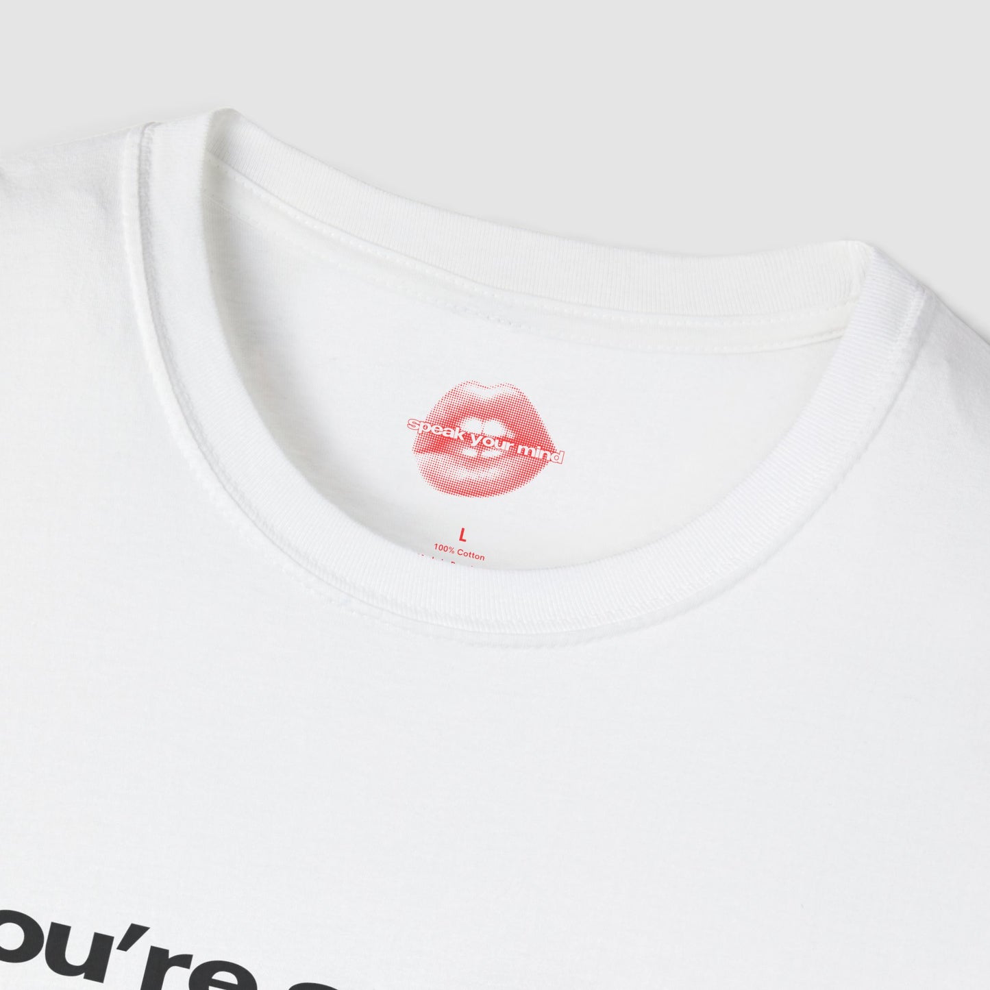 "You're As Pretty As Your Fucking Manners." | Text Only | T-Shirt