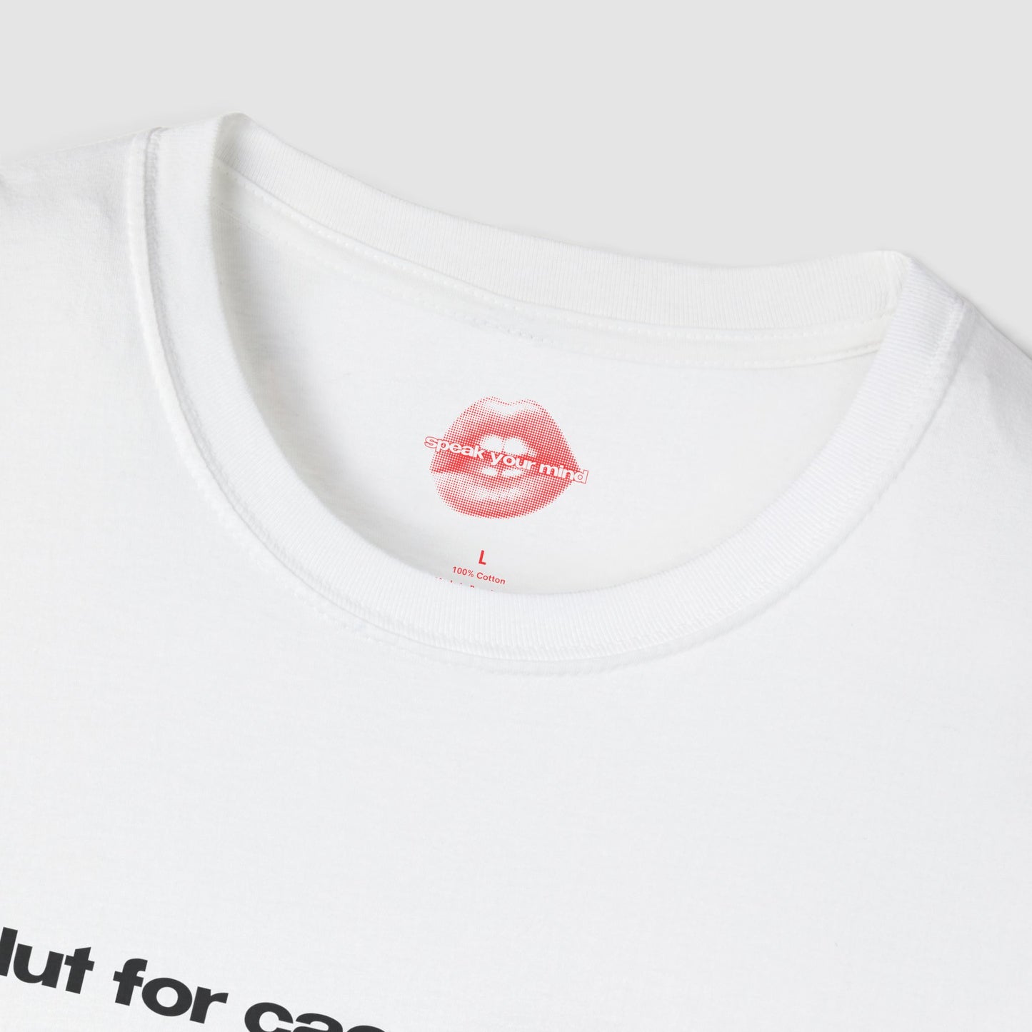 "Slut For Caesar Salad." | Text Only | T-Shirt