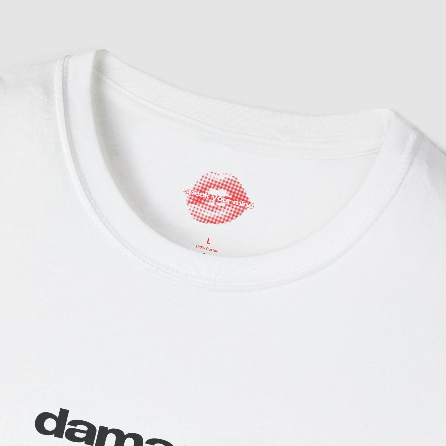 "Damaged, But In A Hot Way." | Text Only | T-Shirt